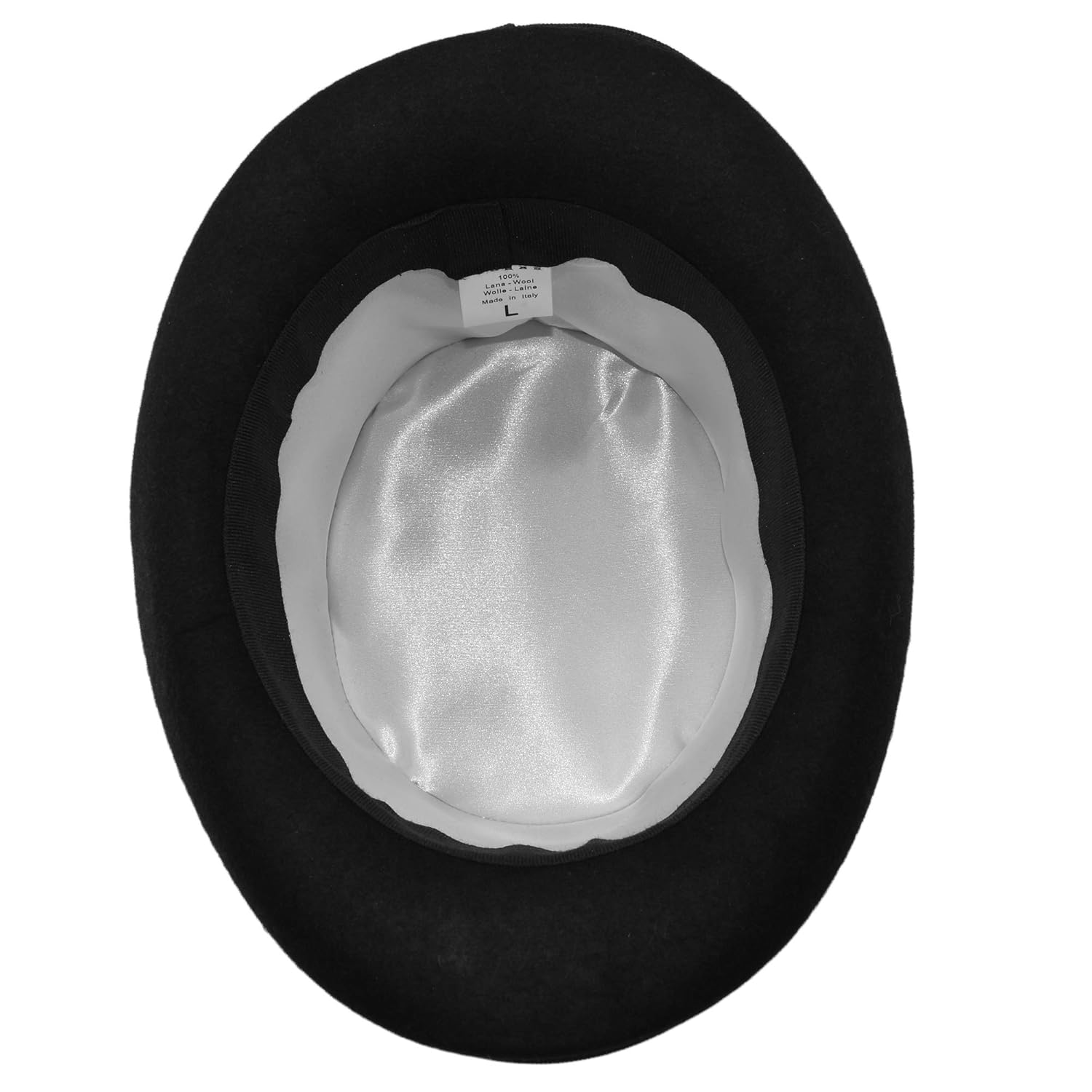 Stylish Western Top Hat Cap for Men Handmade by Melegari Black