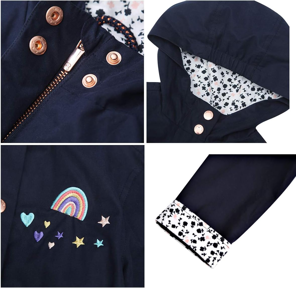 Girls Hoodie Windbreaker