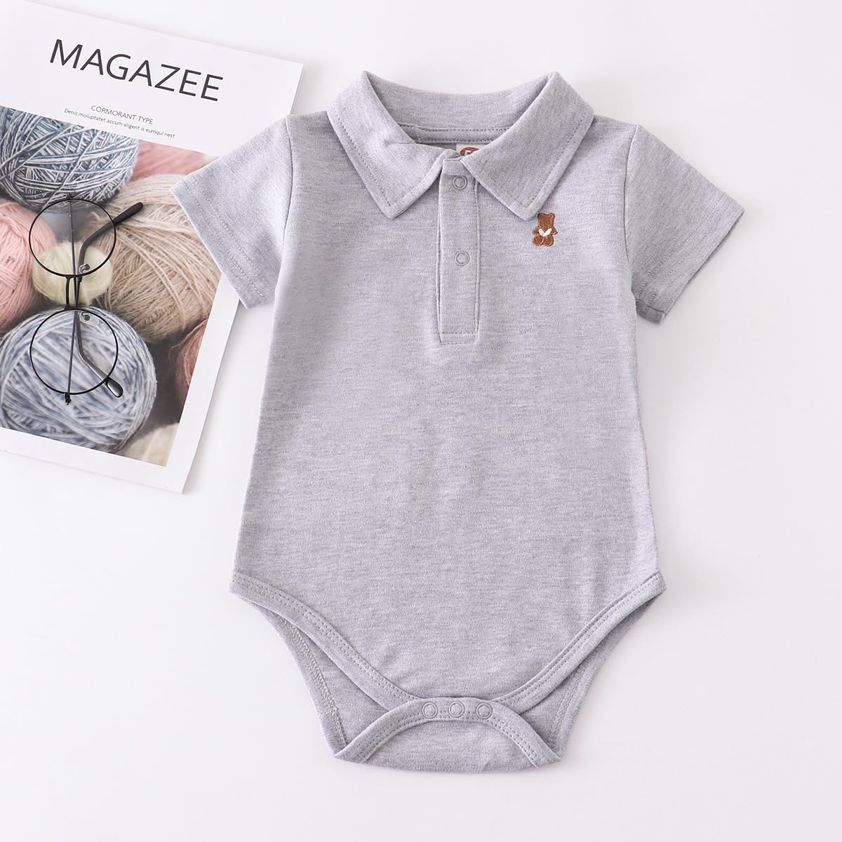 Gentle Fit Polo Onesie