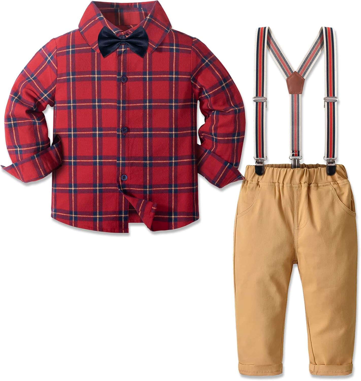 Slim Fit Tuxedo Suit Set for Boys
