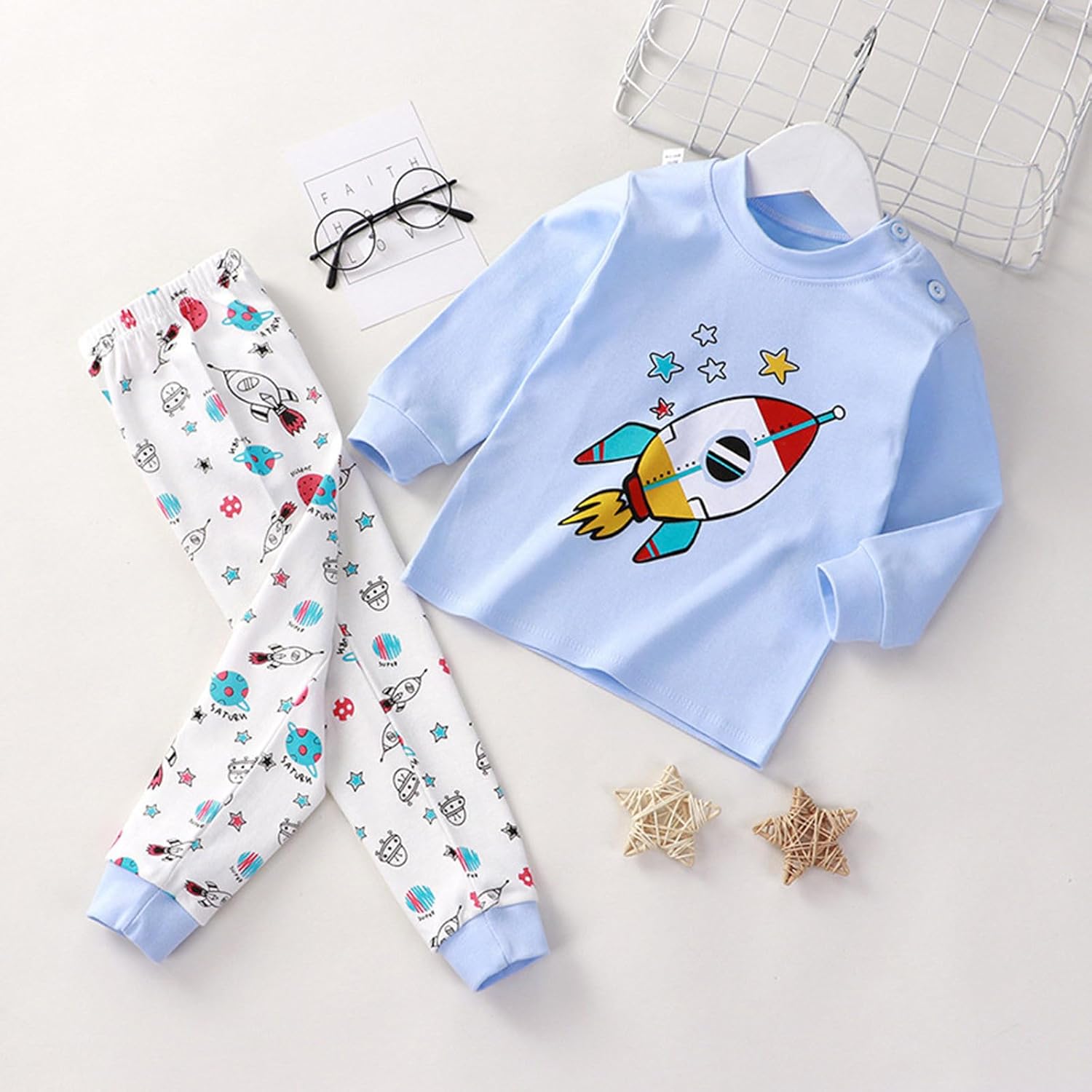 Soft Cartoon Pajamas for Kids