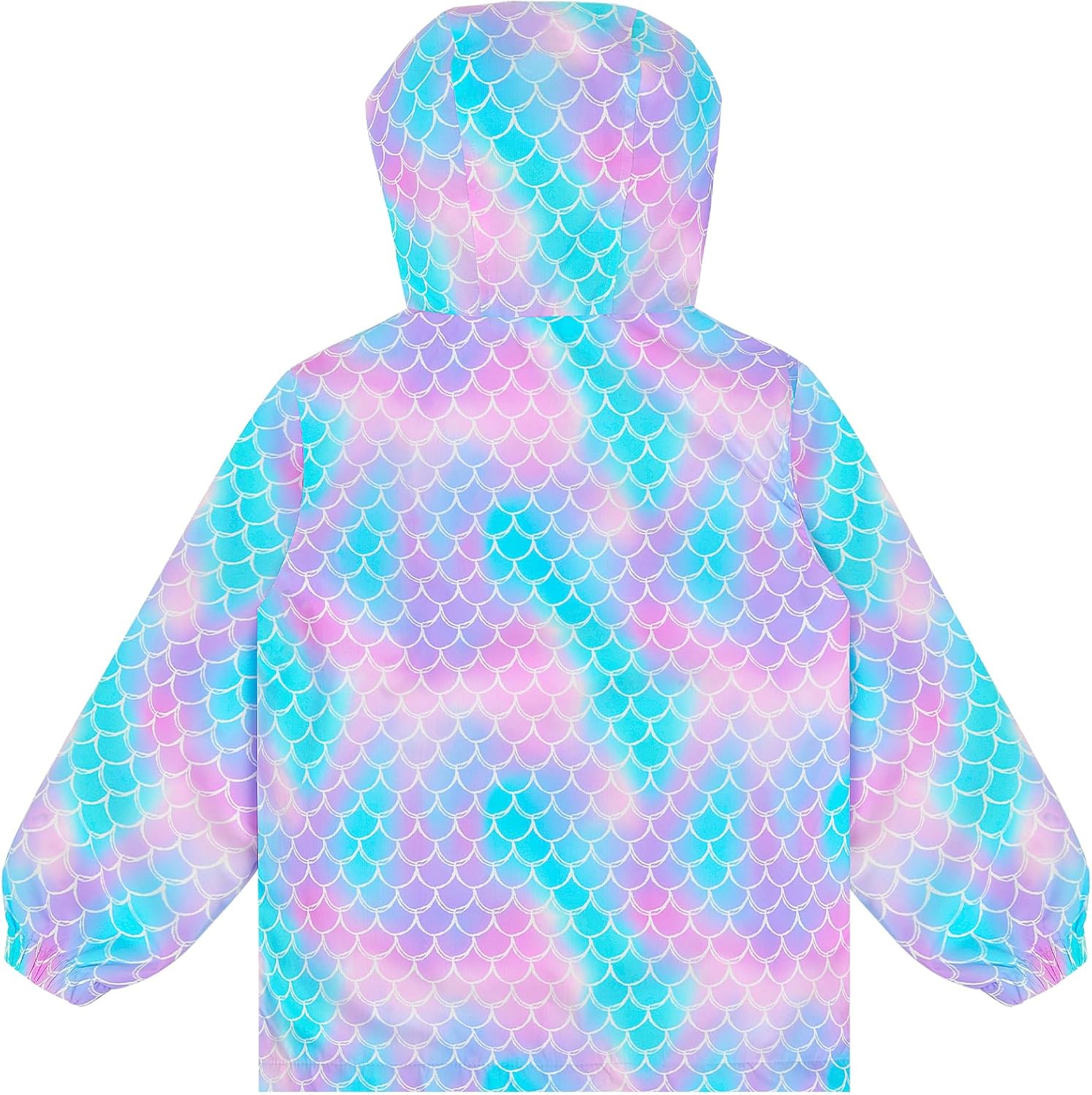 OlyPegic Girls Waterproof Rain Jacket Soft Windproof