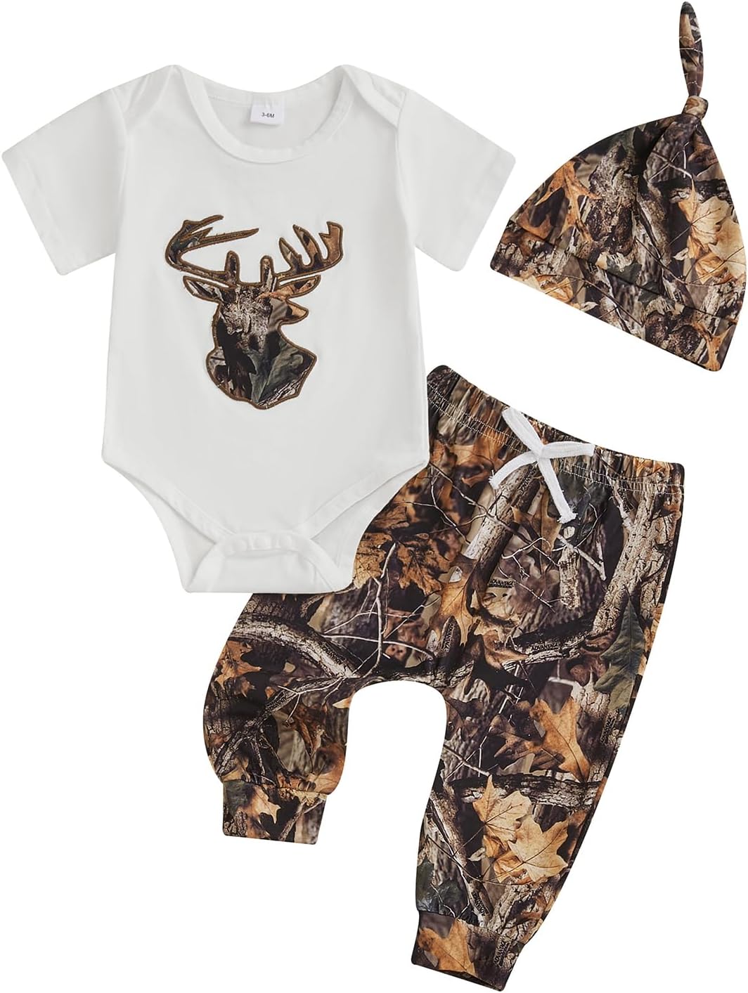 Stylish Camouflage Design Baby Hunting Outfit for Boys Durable Soft Set