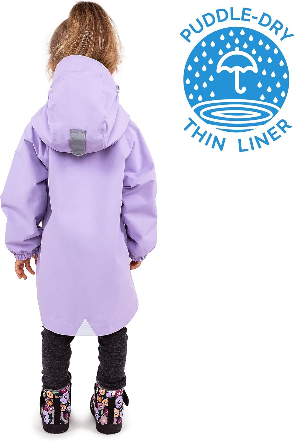 JAN JUL Sturdy Waterproof Rain Jacket for Kids