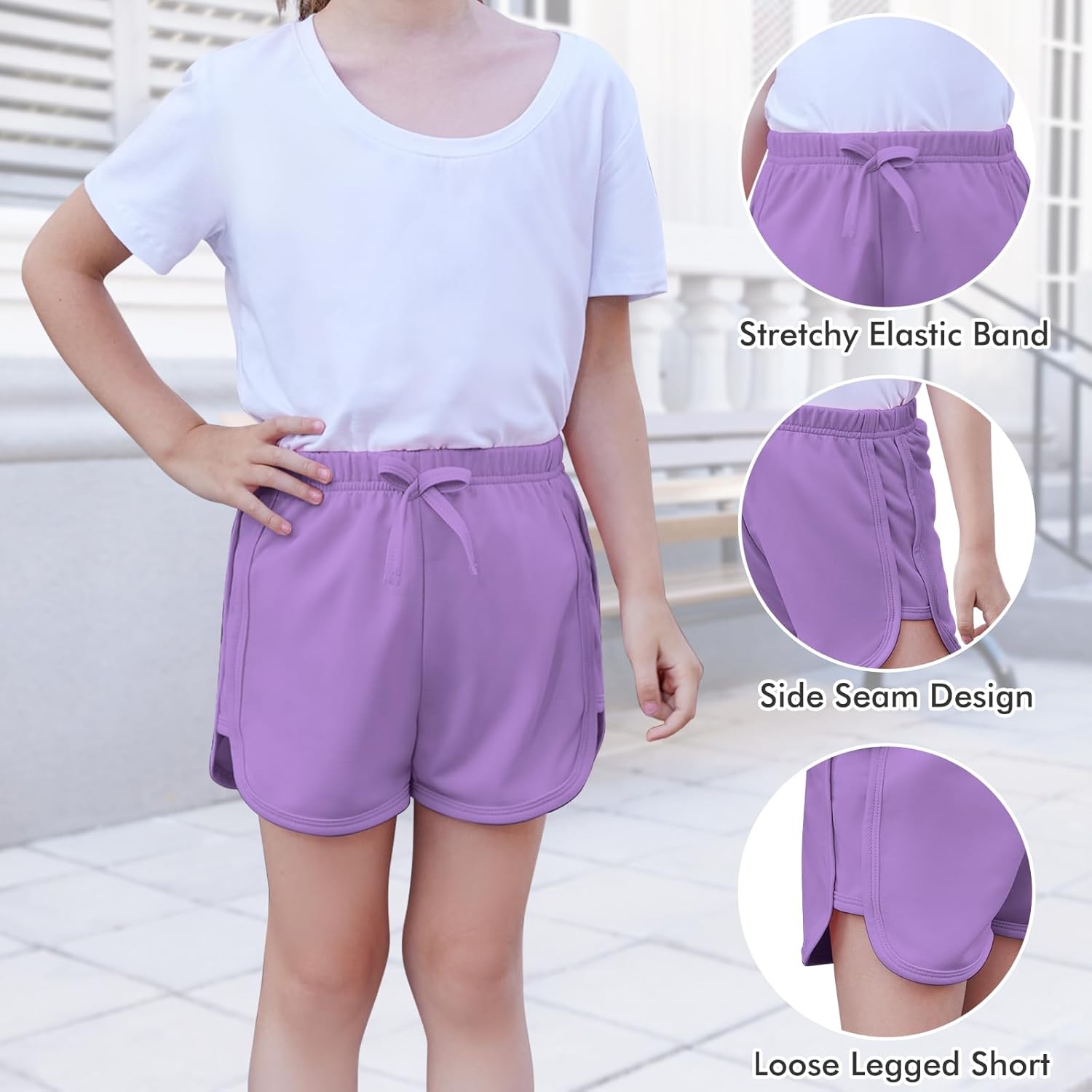 Comfy Summer Shorts for Toddler Girls