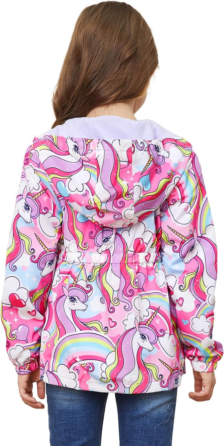 Kids Waterproof Rain Jacket - Lightweight Durable