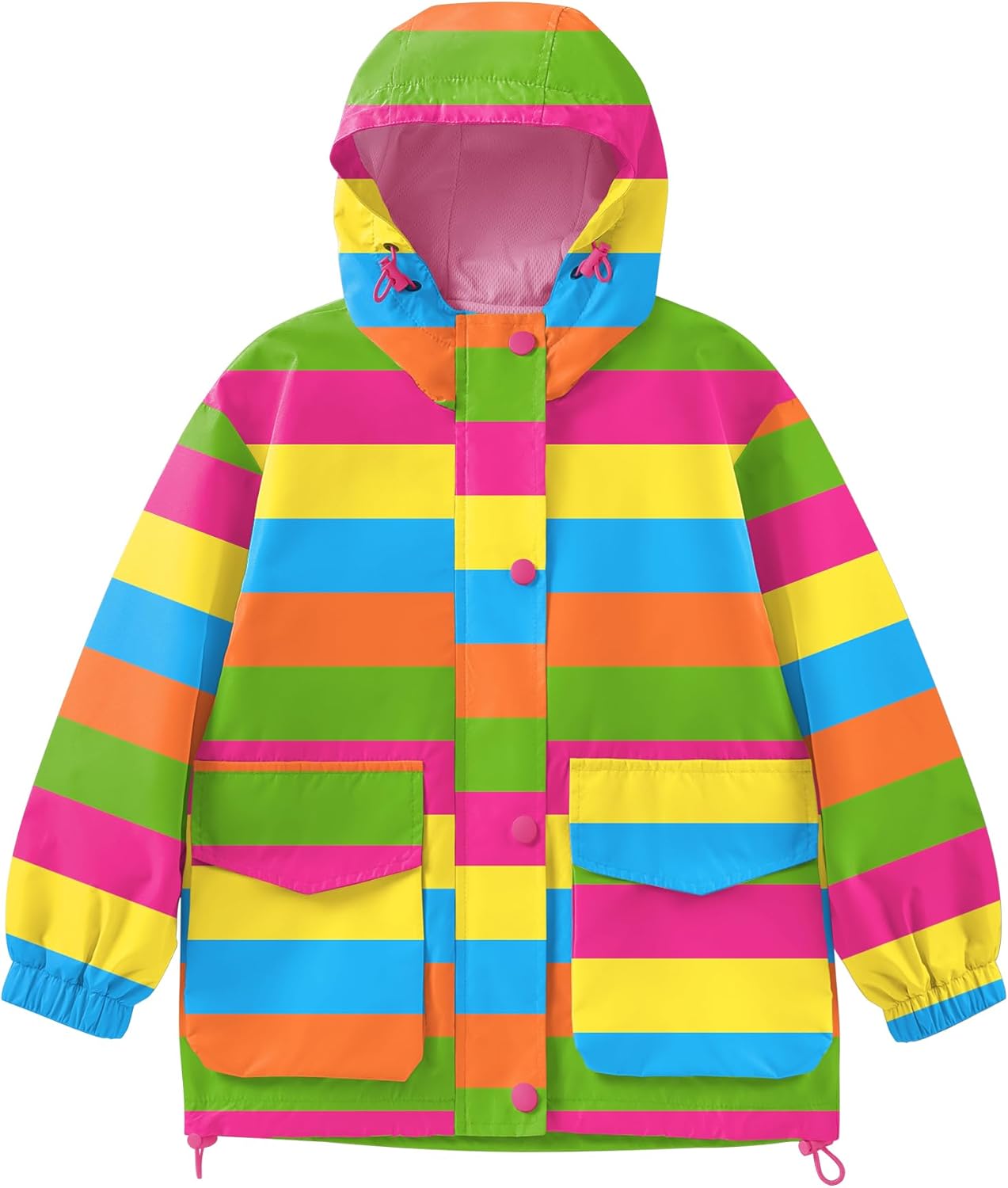 Avoogue Toddler Rain Jacket for Boys Girls - Waterproof Windproof