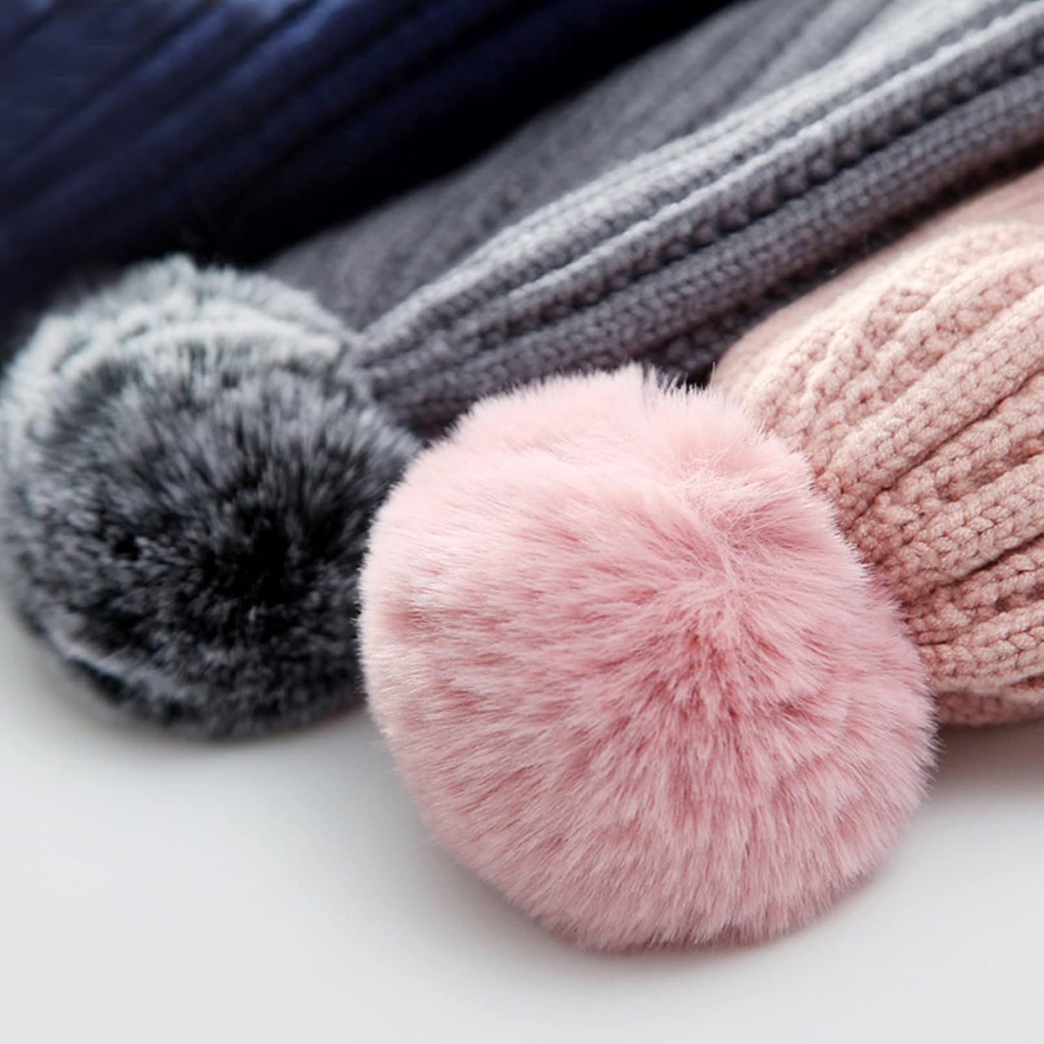 Winter Safety Hats for Toddlers Set of 3