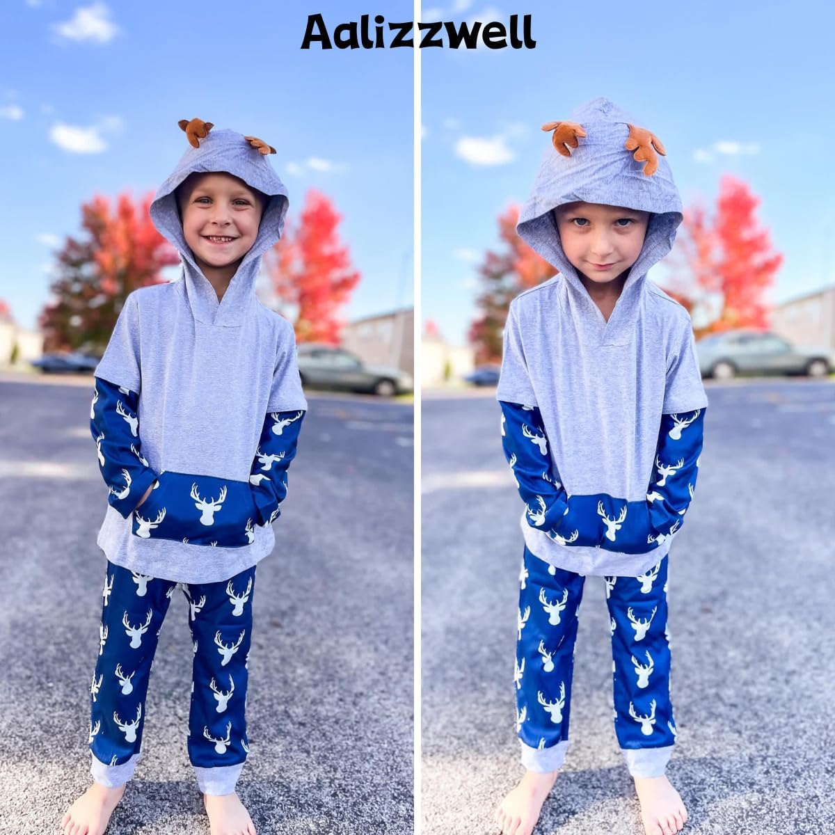 Aalizzwell Toddler Boys Fashionable Comfy Set