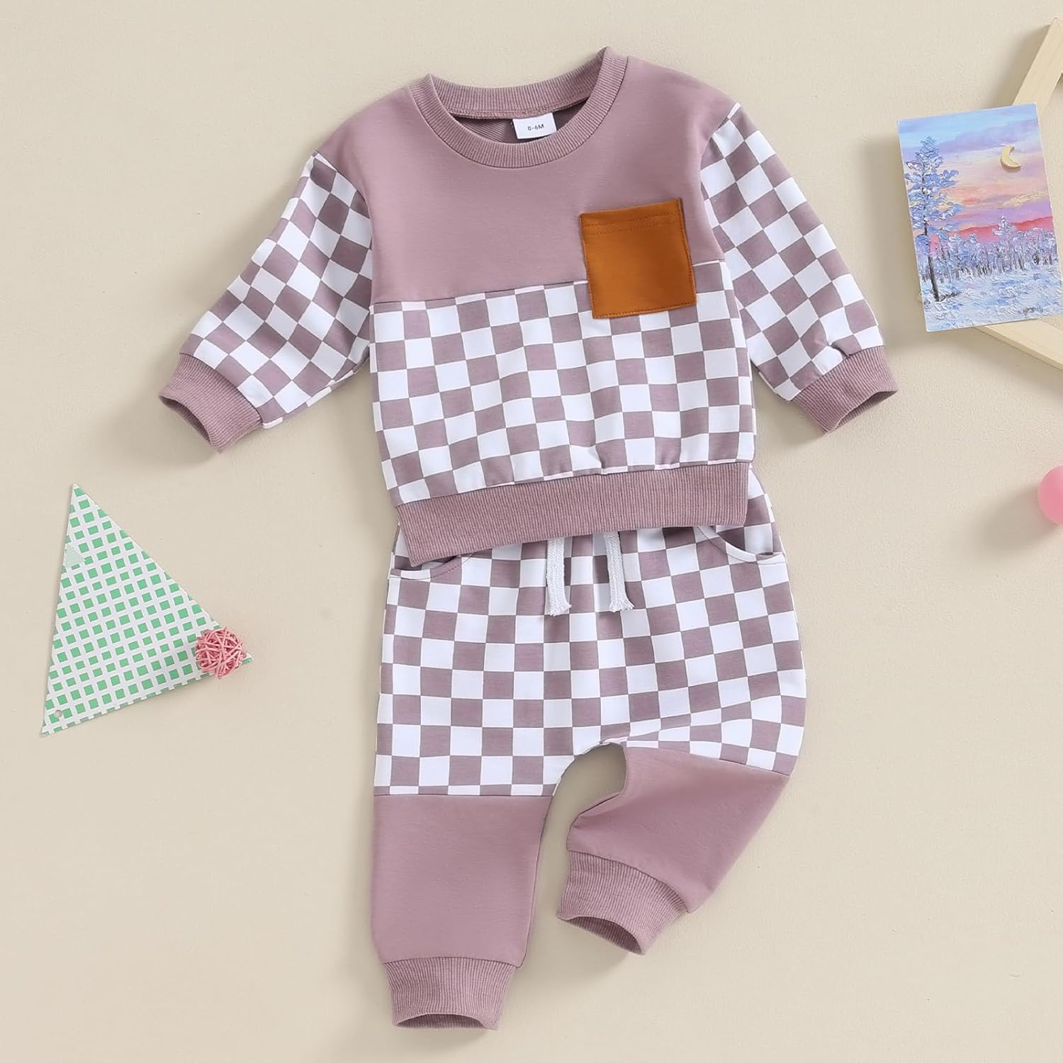 HNYENMCKO Toddler Boy Girl Clothes Set - Fall-Winter Outfits