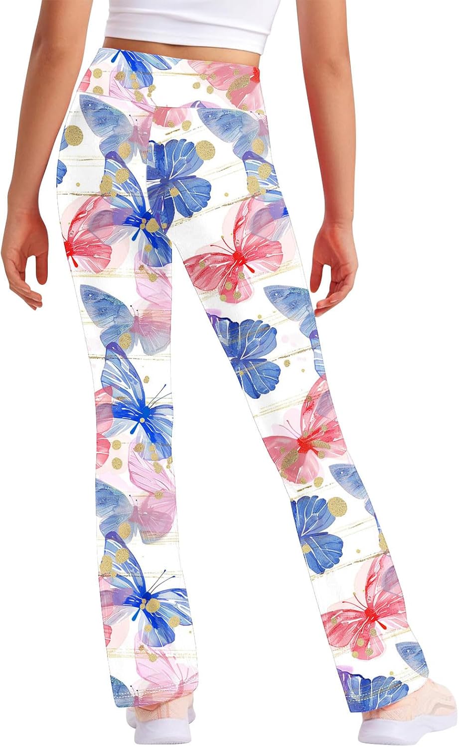 Floral Printed Yoga Pants for Toddler Girls