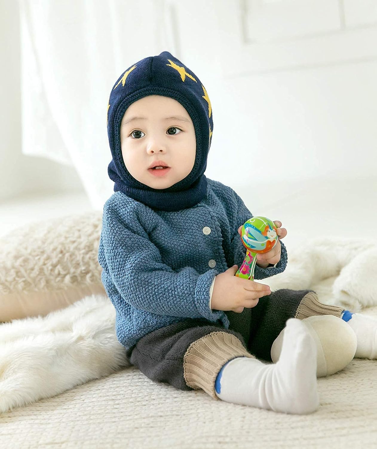 Winter Infant Hat Set