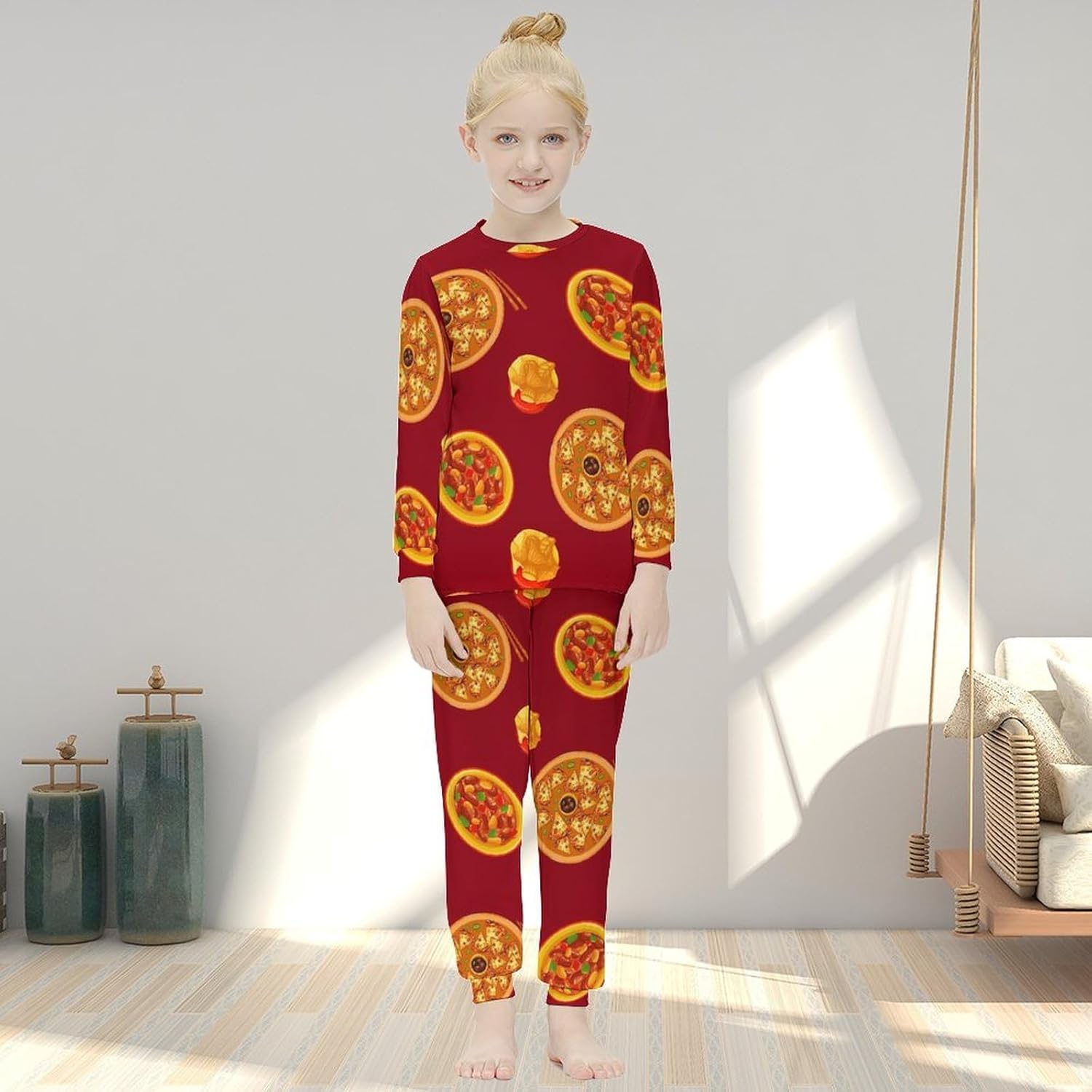 Girls Soft Long Sleeve Base Layer Set