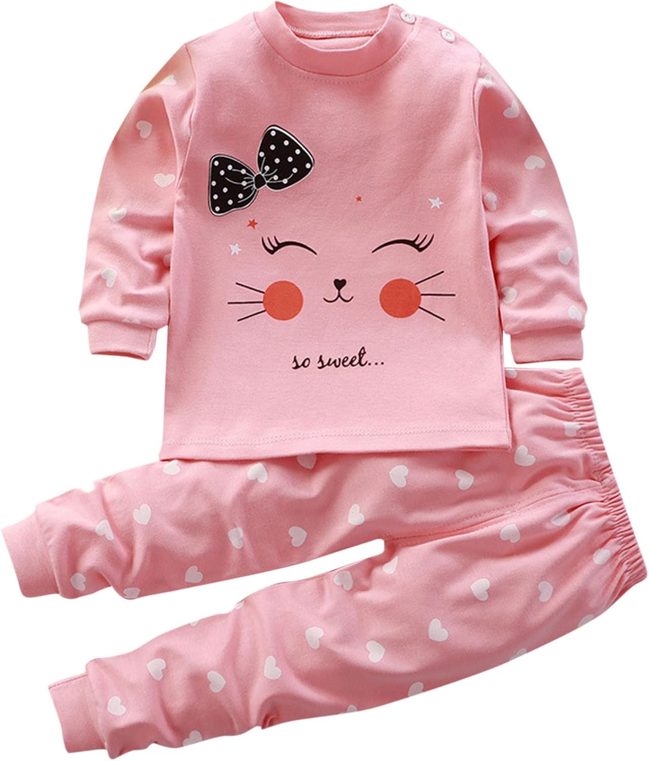 Matching Kawaii 2-Piece Set for Girls