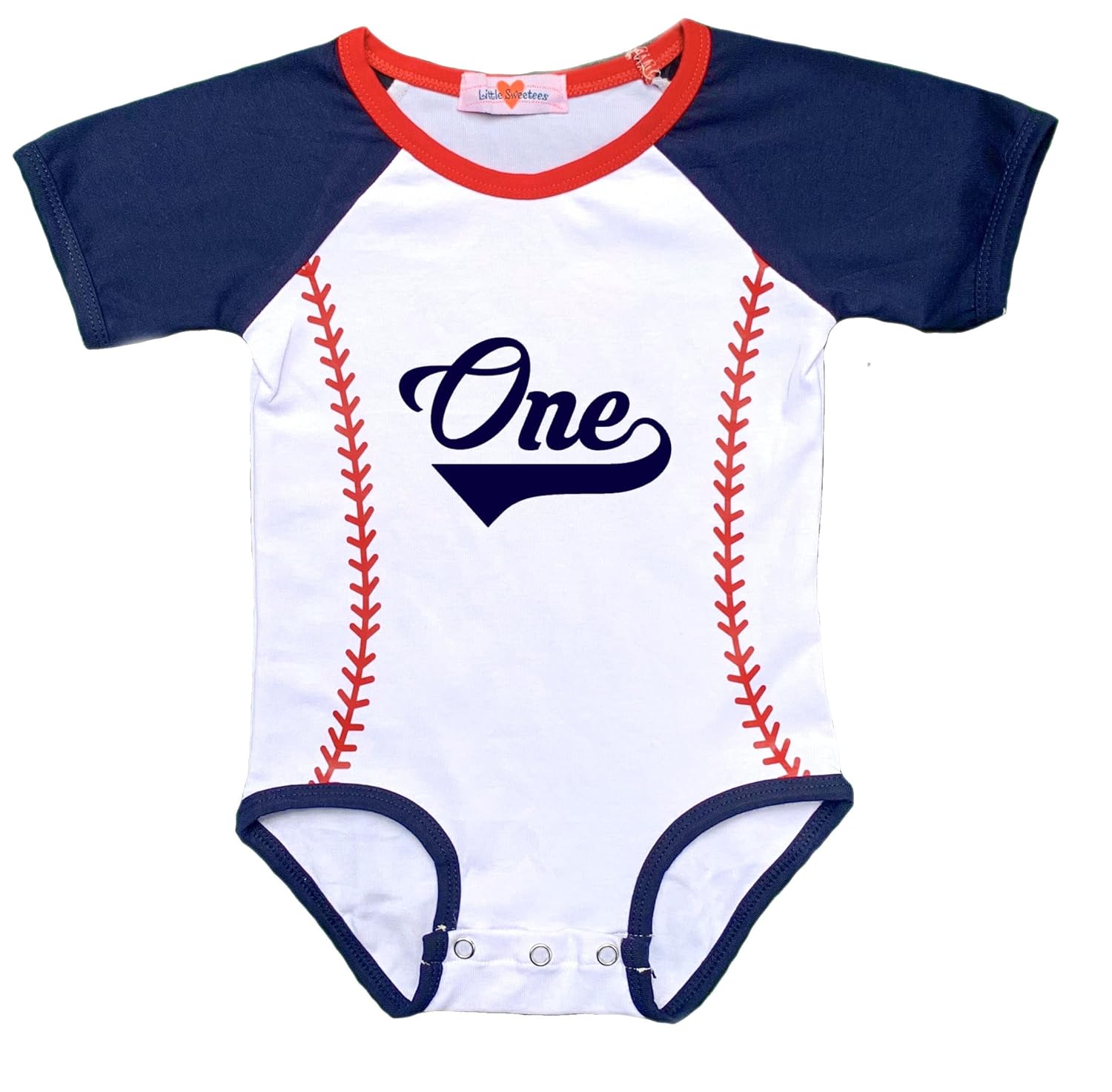 Handmade First 1st Birthday Baseball Suit Set