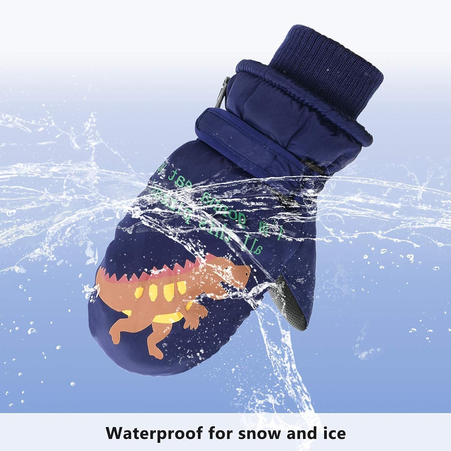 American Trends Toddler Winter Mittens Waterproof Boy Gloves
