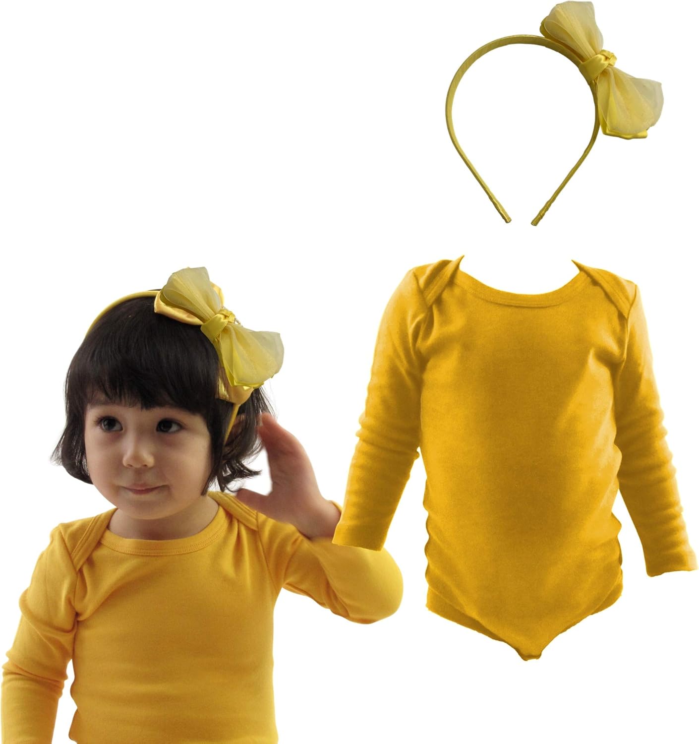 COUVER Baby Infant Toddler Long Sleeve Bodysuit Onesie Plus