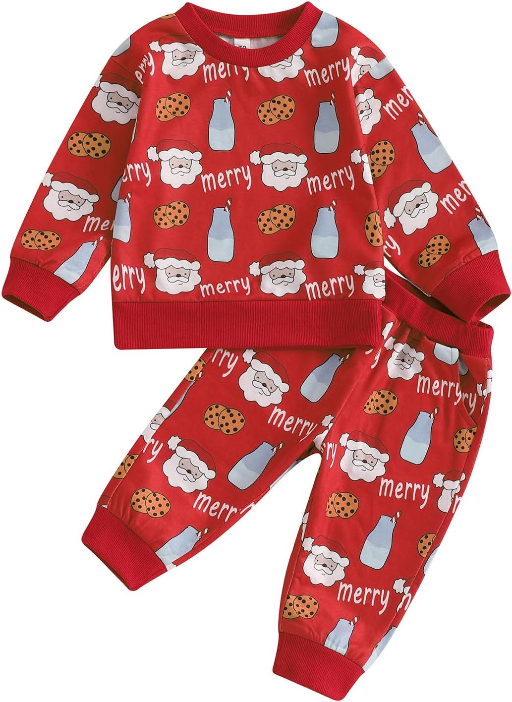 Christmas Toddler Outfit Cozy Soft Set for Boys Girls