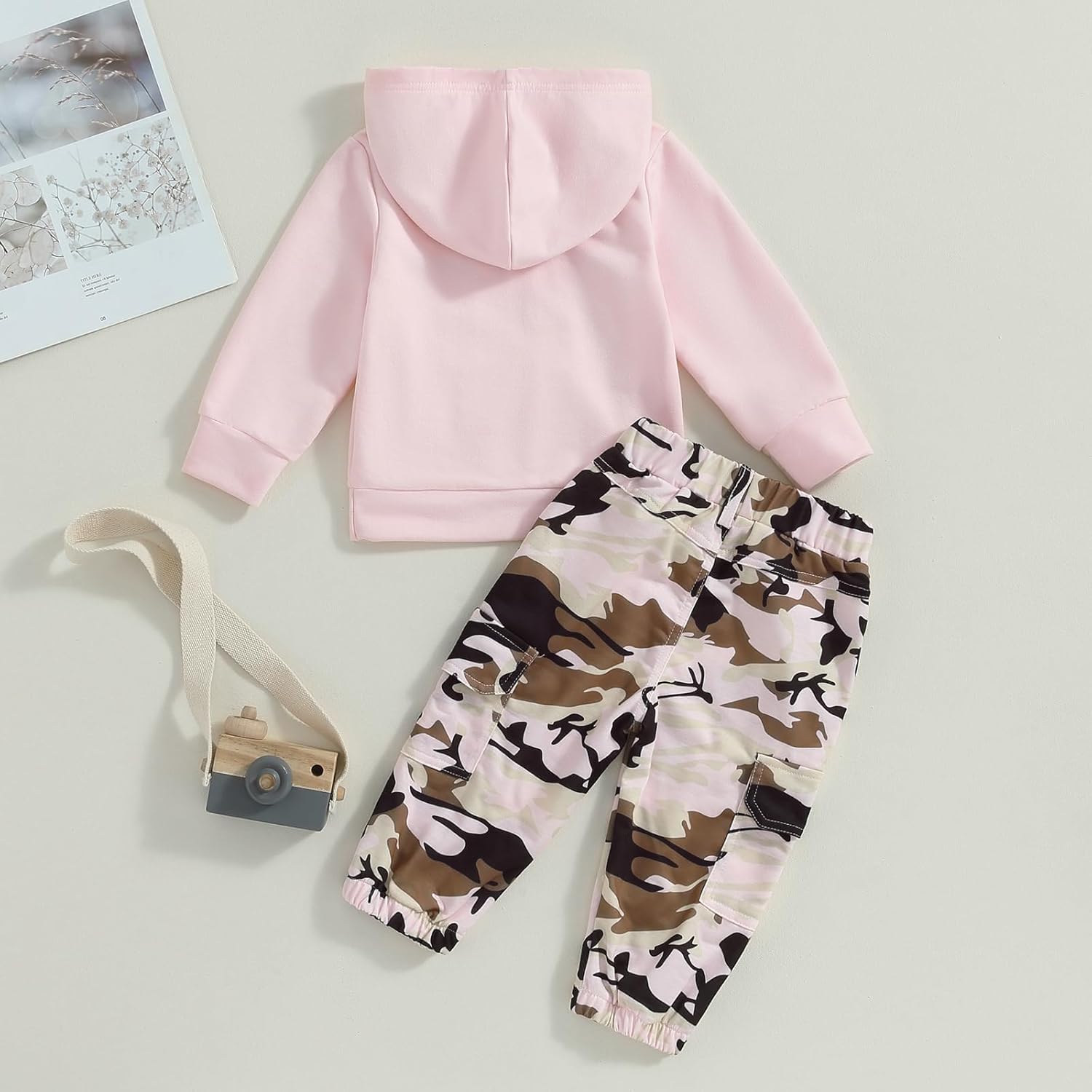 Letter-Printed Toddler Outfit