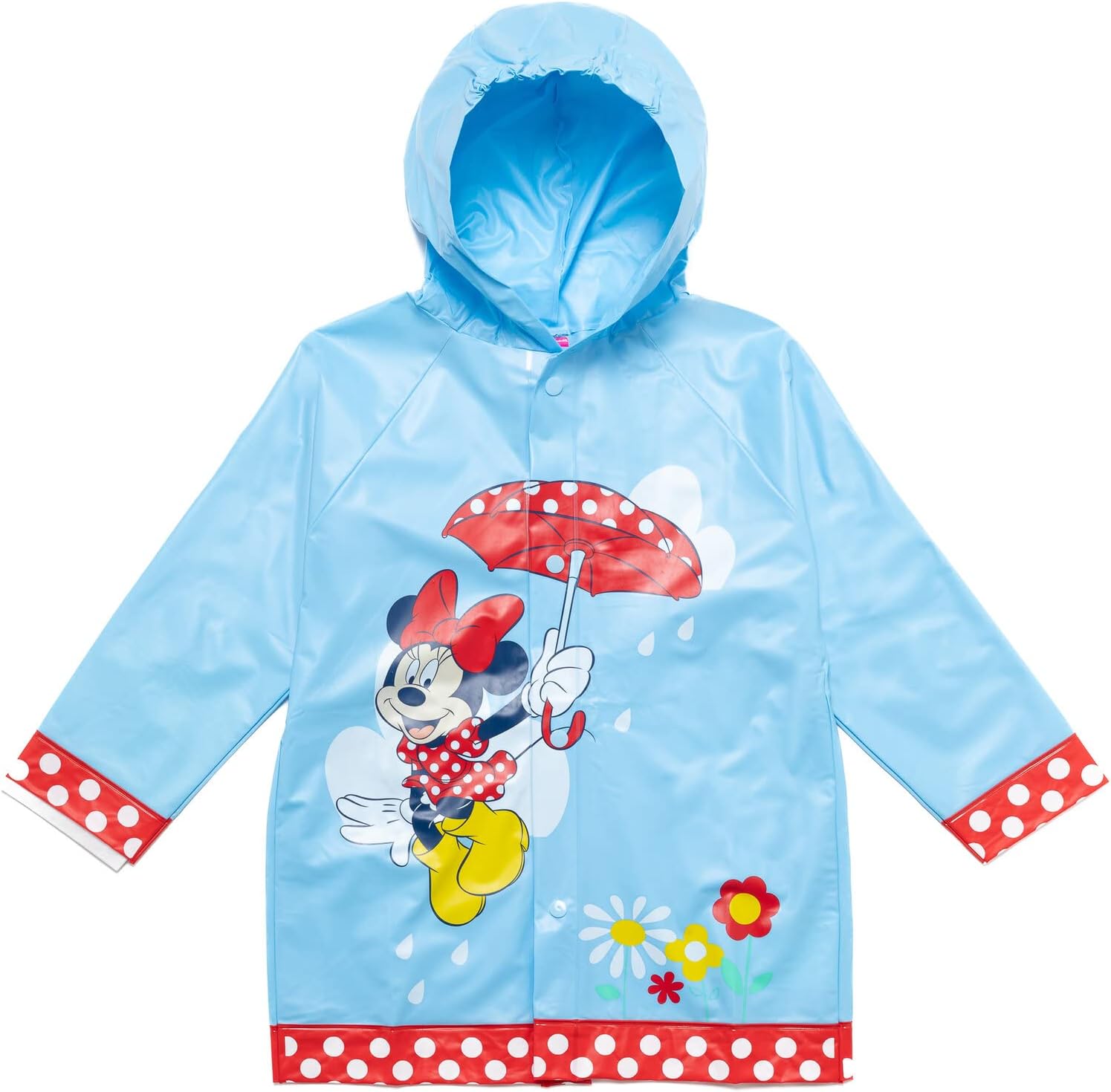 Disney Minnie Mouse Waterproof Hooded Rain Jacket