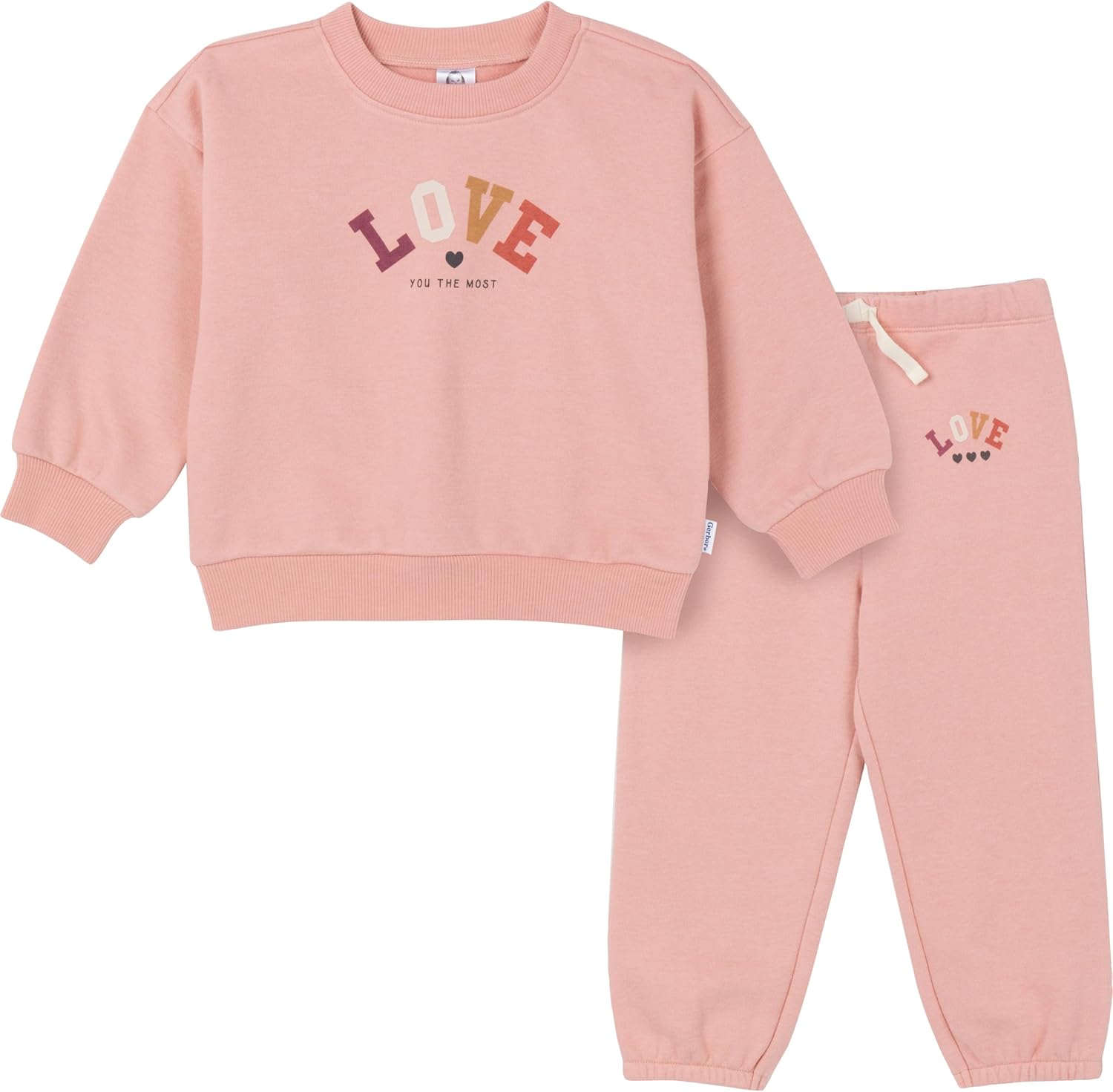 Cozy Baby Girls Fleece Outfit Set