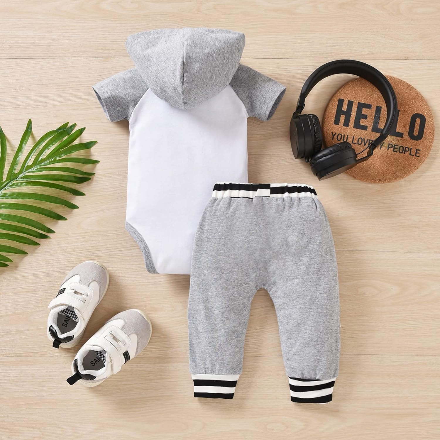 HINTINA Newborn Baby Romper Set Camo Boys Outfit