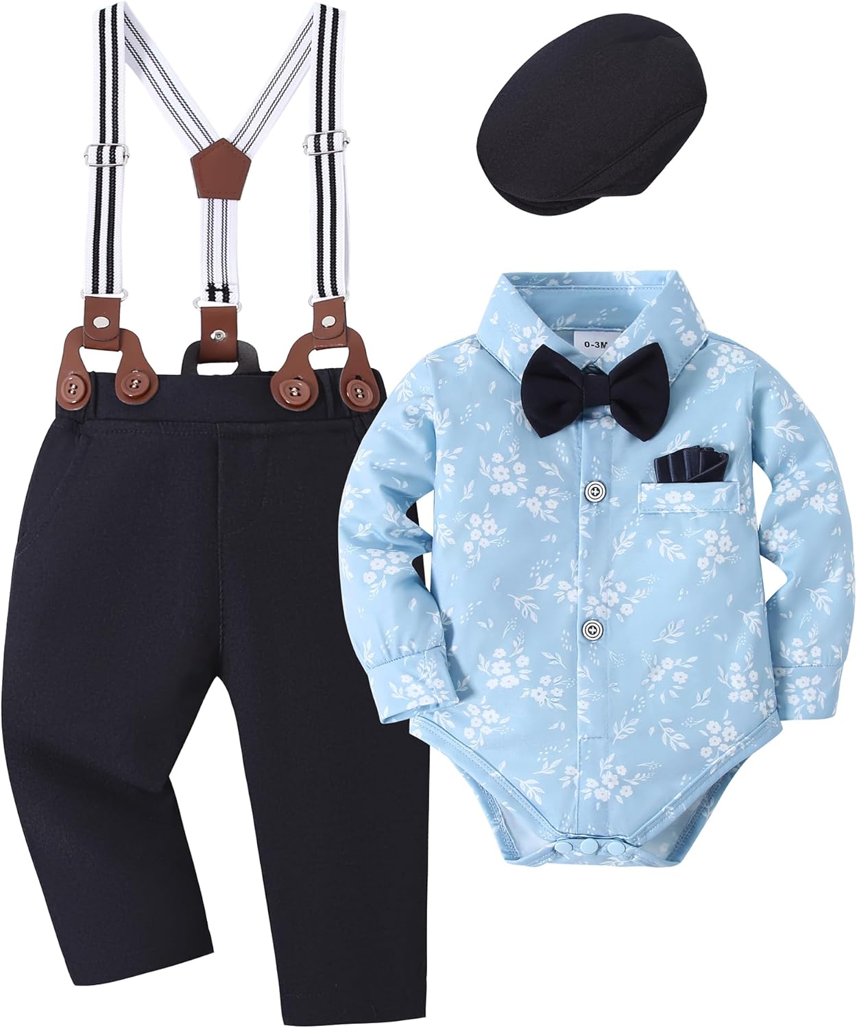 YALLET Baby Boy Outfits Suits