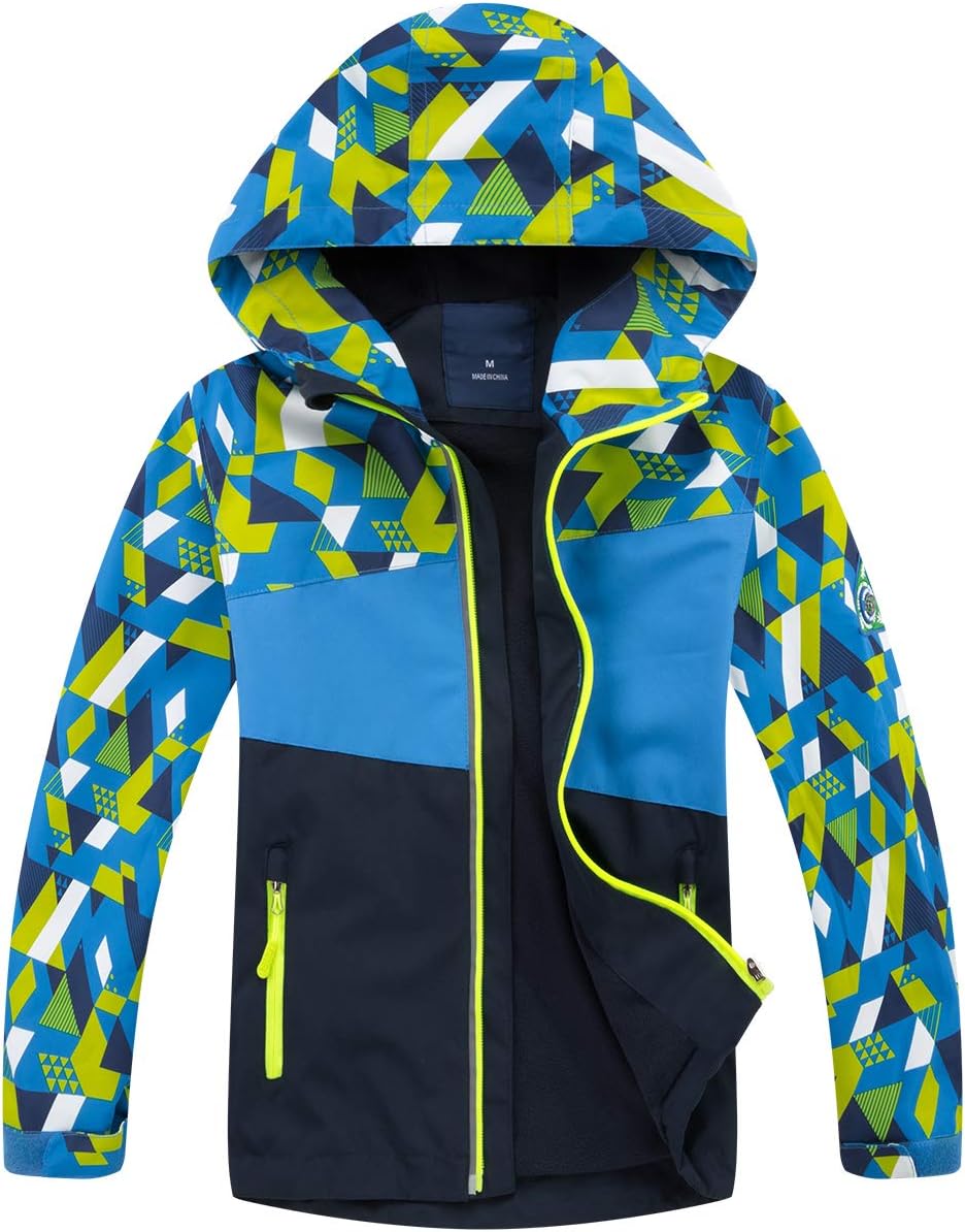 LOKTARC Kids Lightweight Waterproof Windbreaker Jacket