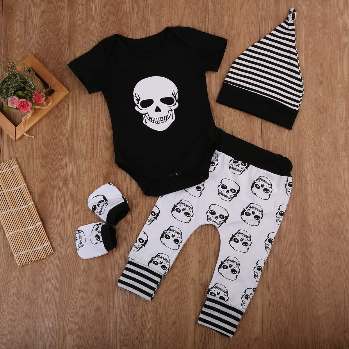 Baby Halloween Creators Set Skull Romper More