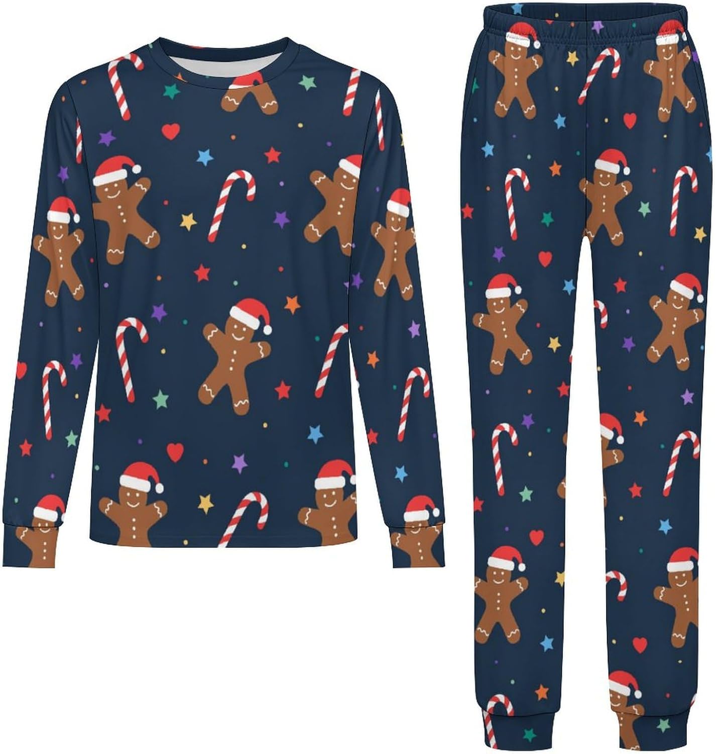 MEIKKO Thermal Base Layer Set for Kids Winter KidsSnowflakes