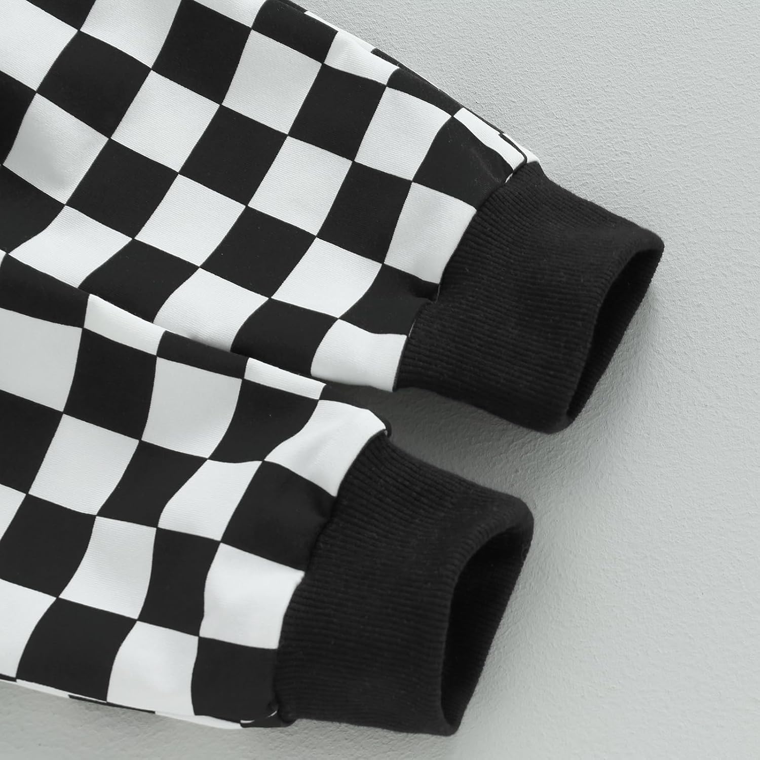 Checkerboard Pattern Perfect WinterFall Outfit for Infant Toddler