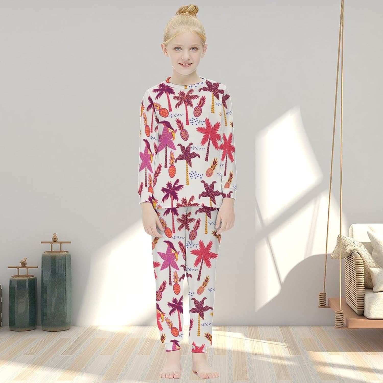 MEIKKO Girls Thermal Underwear Set