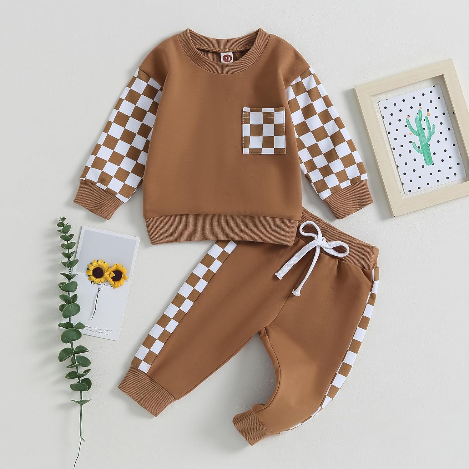 Liomeizi infant Christmas outfit set - soft breathable festive design
