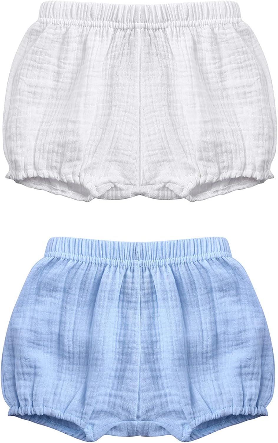 Symunnia 2-Pack Cotton Bloomers for Toddler Girls