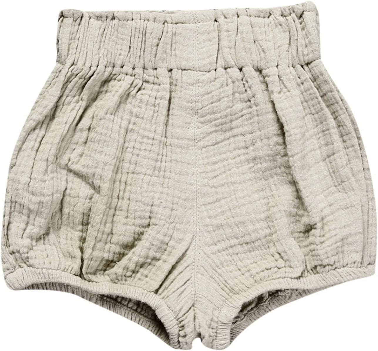 5-Piece EISHOW Baby Cotton Linen Blend Stripe Harem Shorts