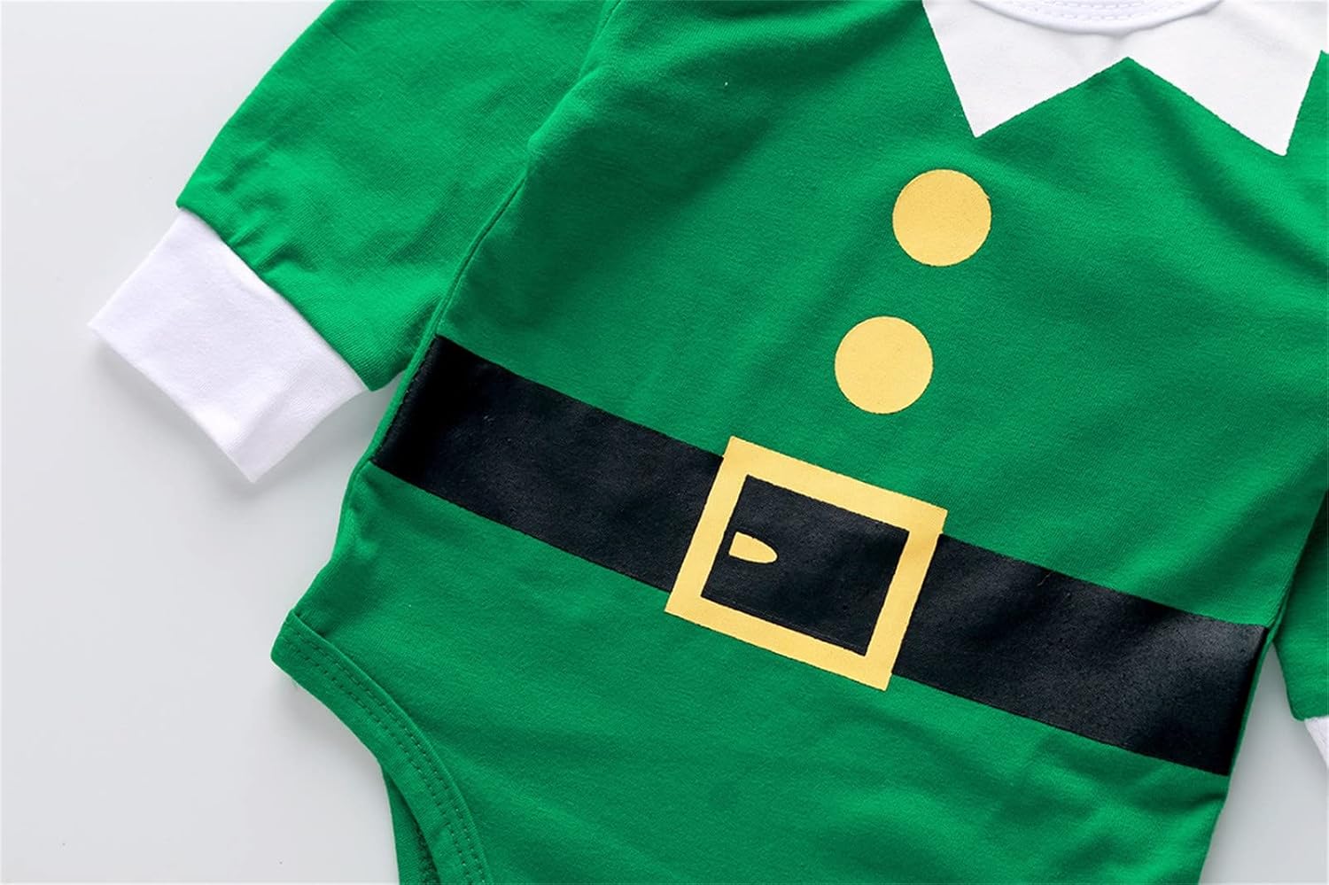 Cozy Christmas Sets for Babies Boys Printed Romper Bodysuit