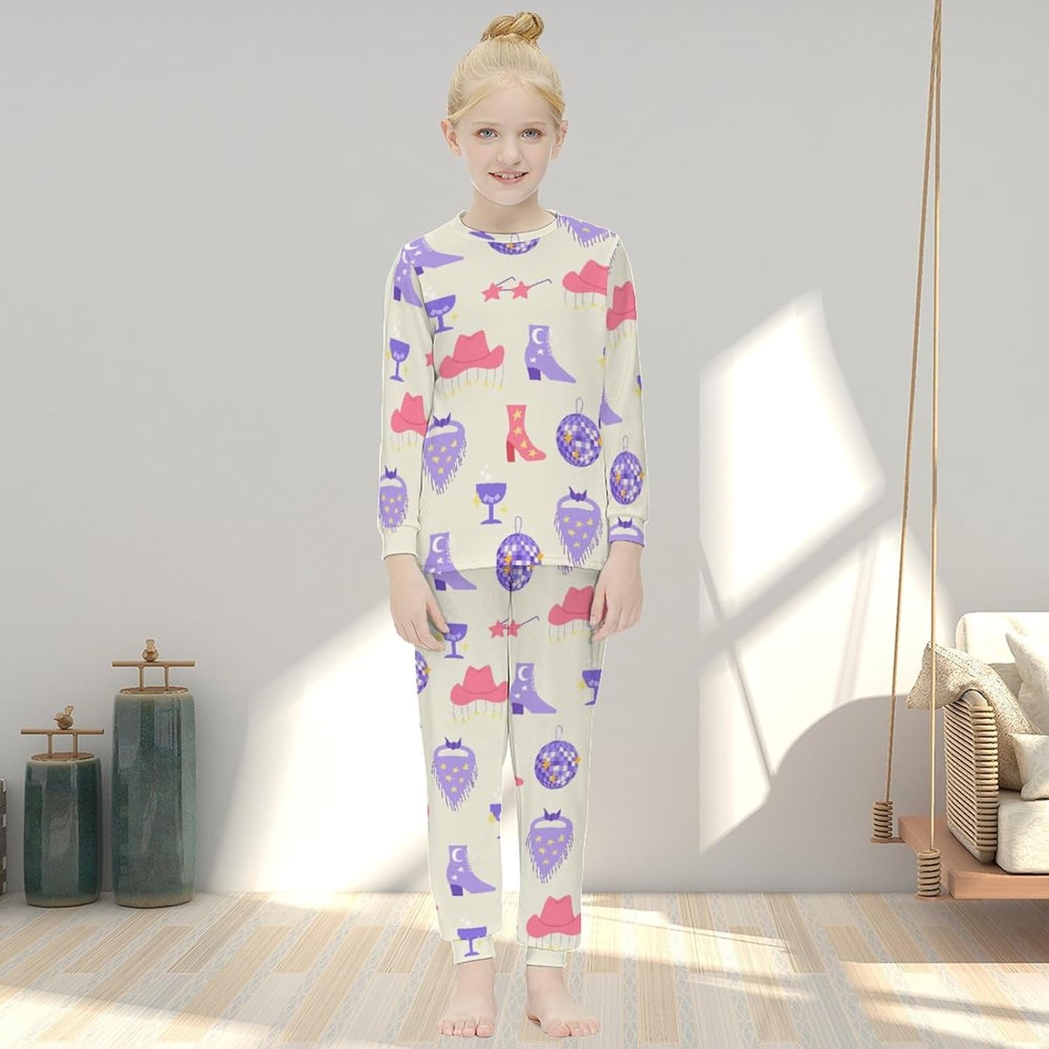 Cute Thermal Pajamas for Girls - Soft and Comfortable