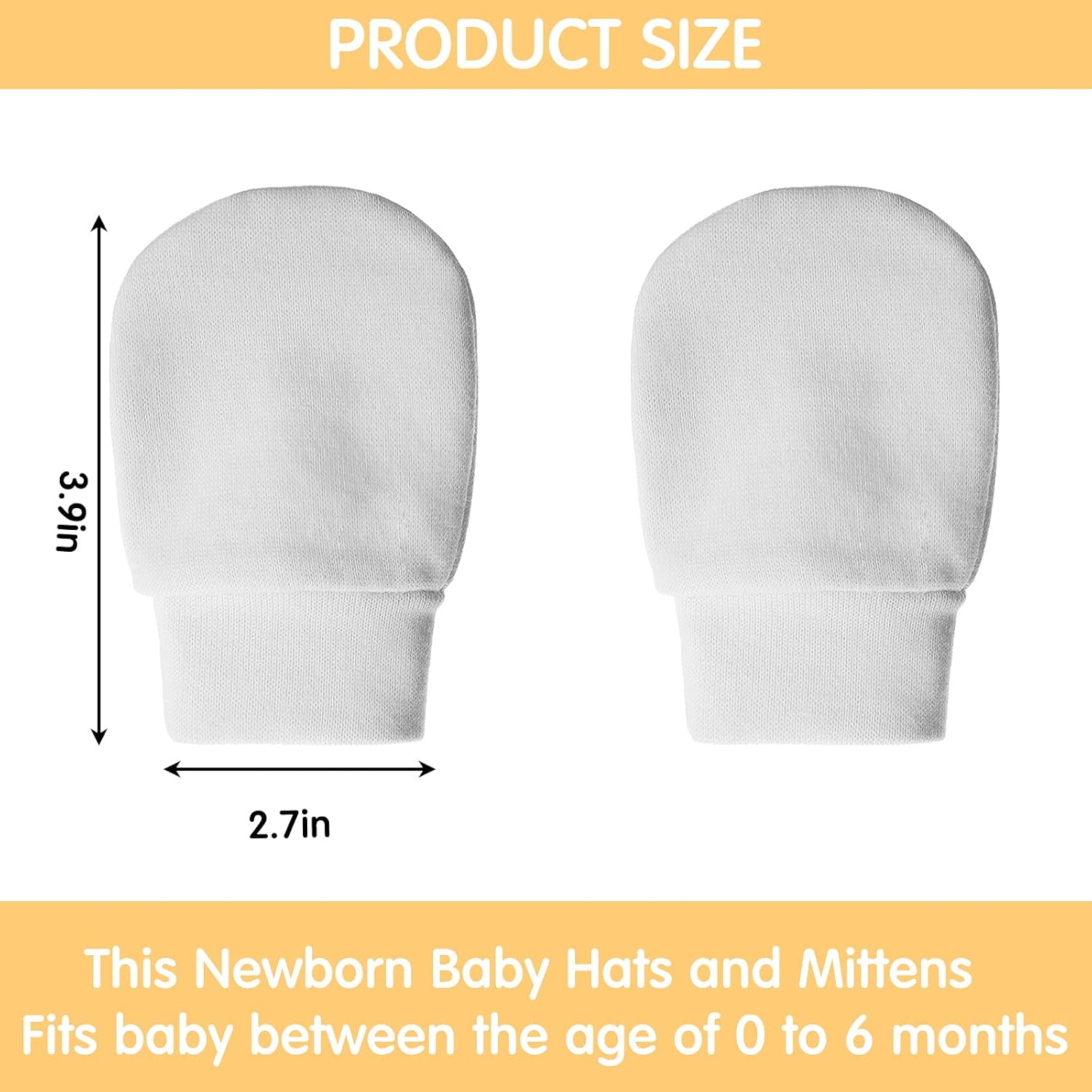 Perfect for Newborns Soft Baby Gloves Reusable Safe