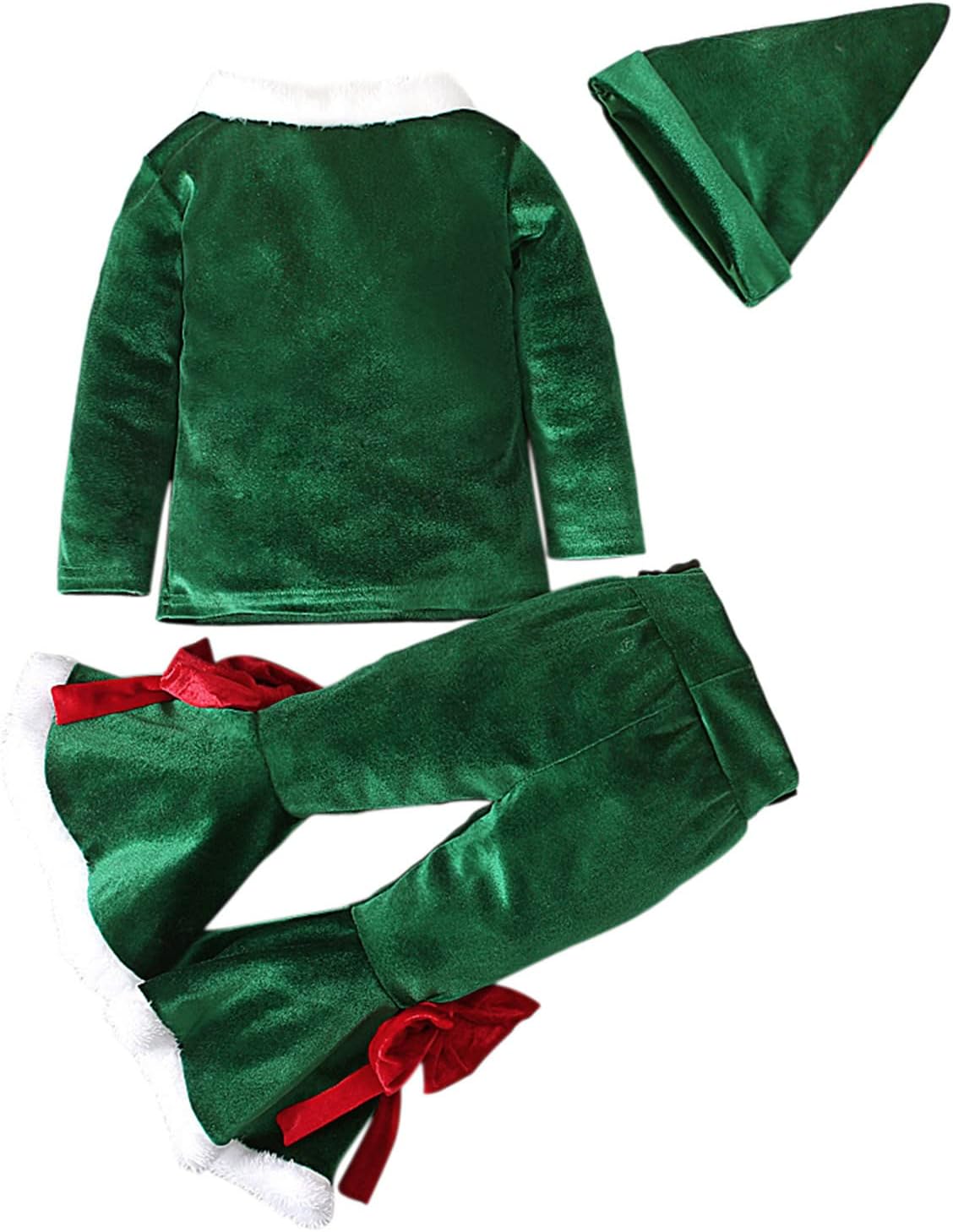 EnJoCho Toddler Christmas Outfit Set Pjs HATS
