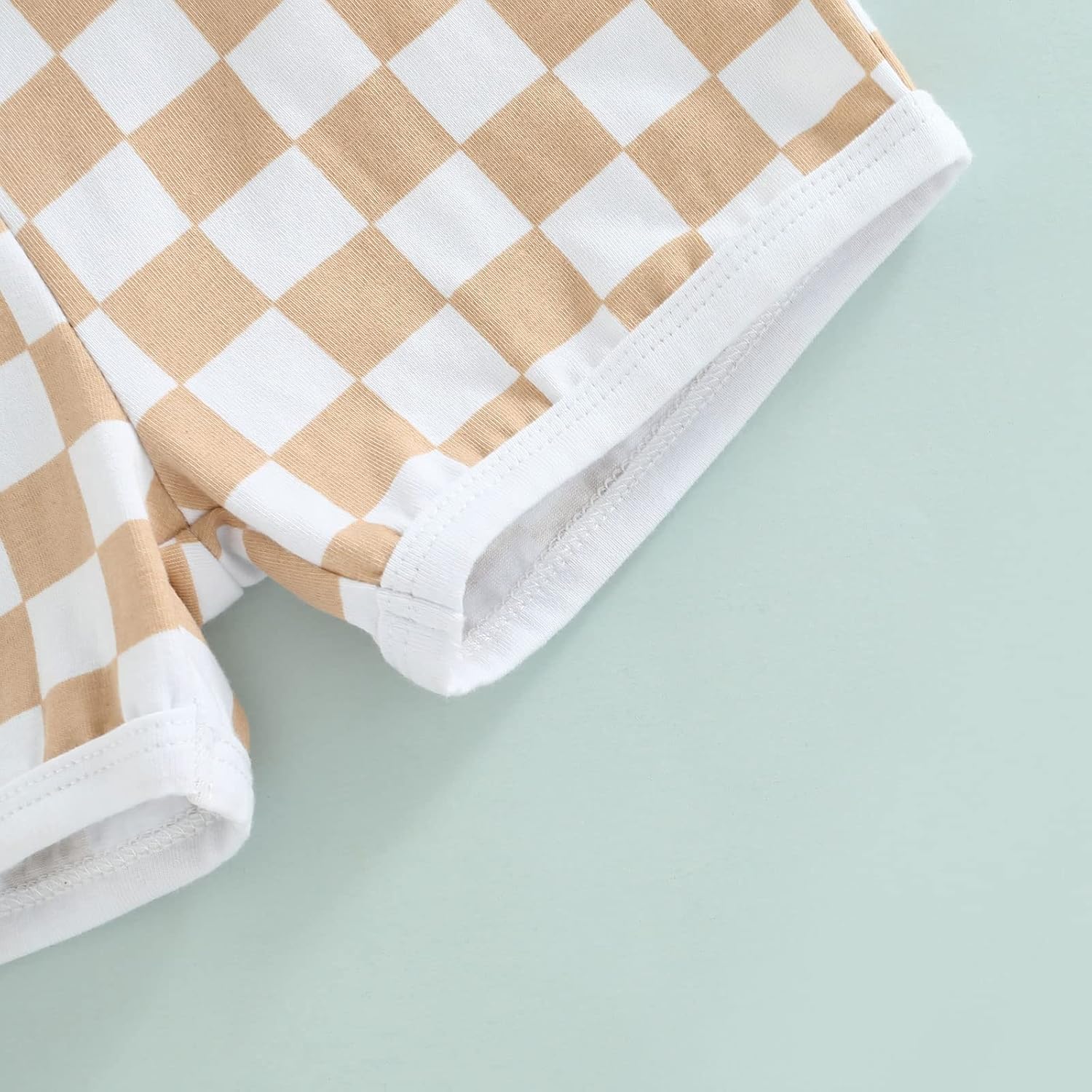 Soft Stretchy Plaid Shorts