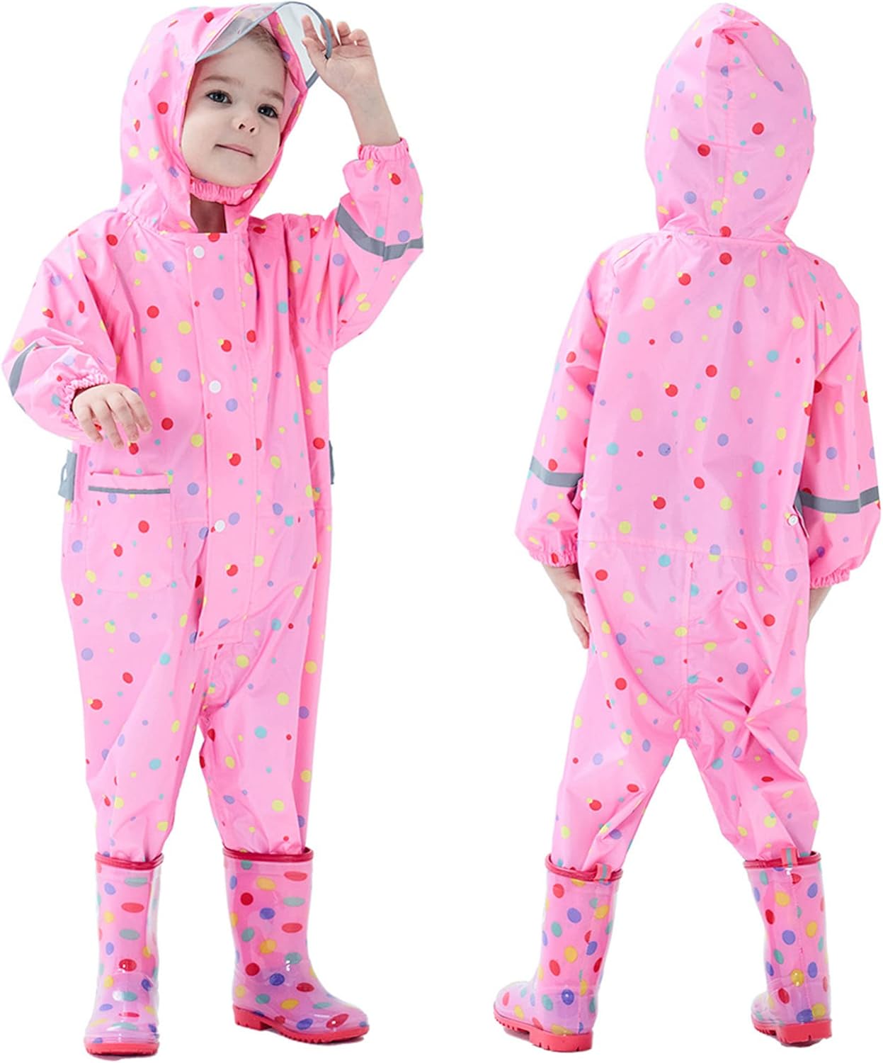 Fewlby toddler rain jacket waterproof