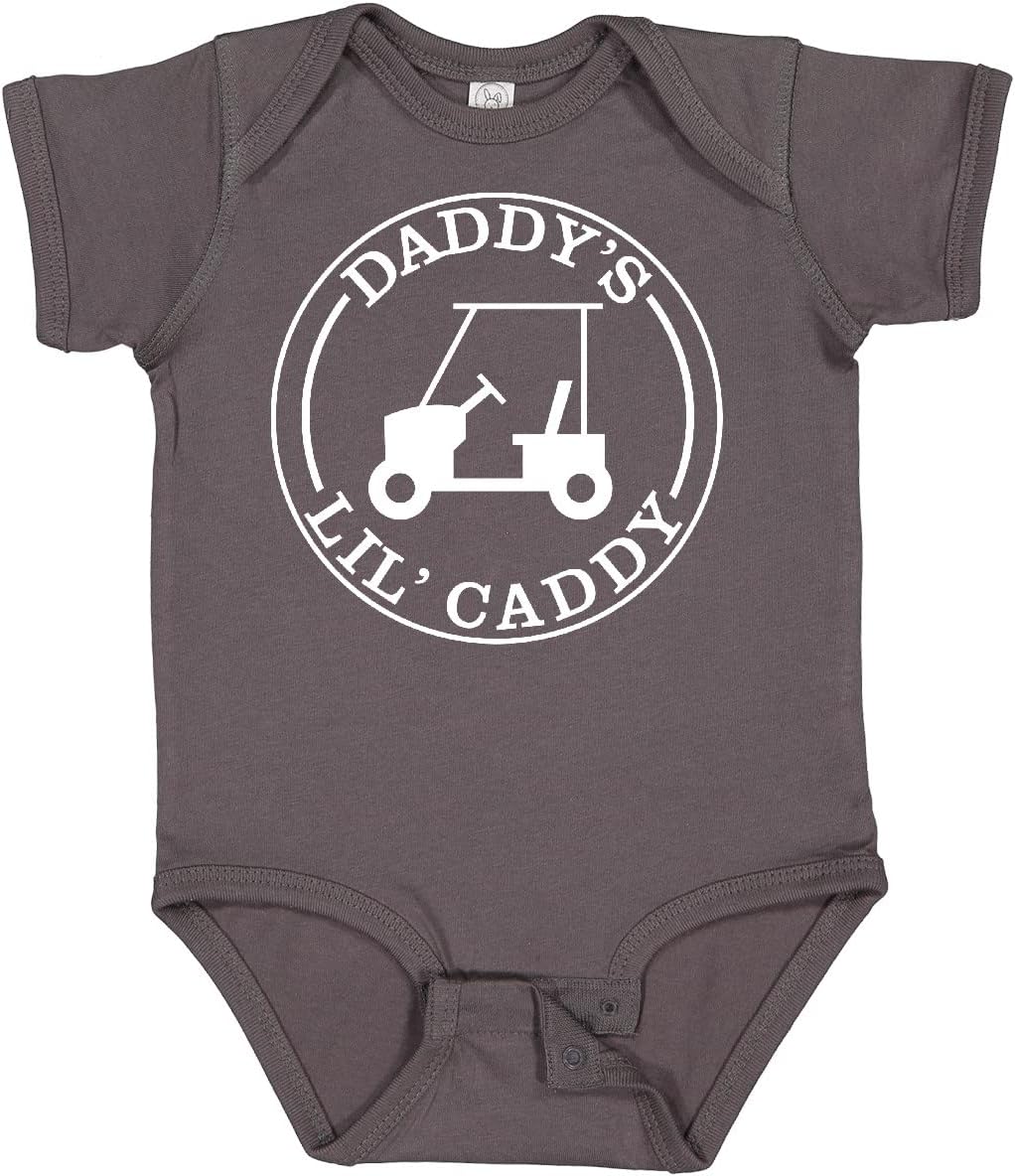 Daddys Lil Caddy Baby Bodysuit - Soft Durable - Easy Change Safe for Babies