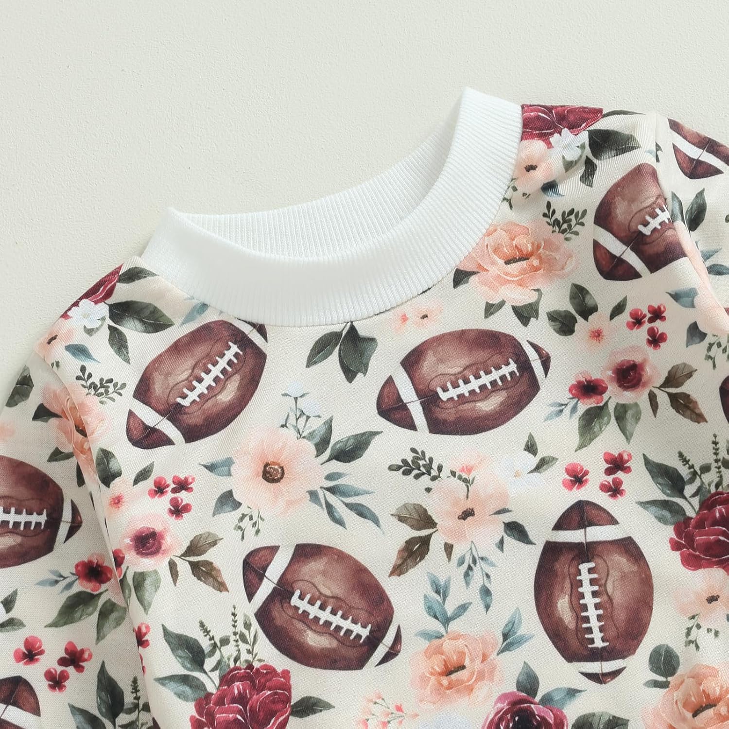 Lamuusaa Newborn Baby Football Outfit for Boys and Girls 10