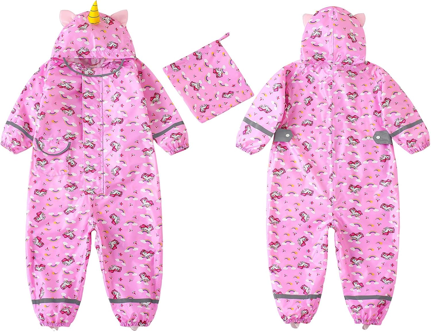 Hovkib Toddler Rain Suit Girls