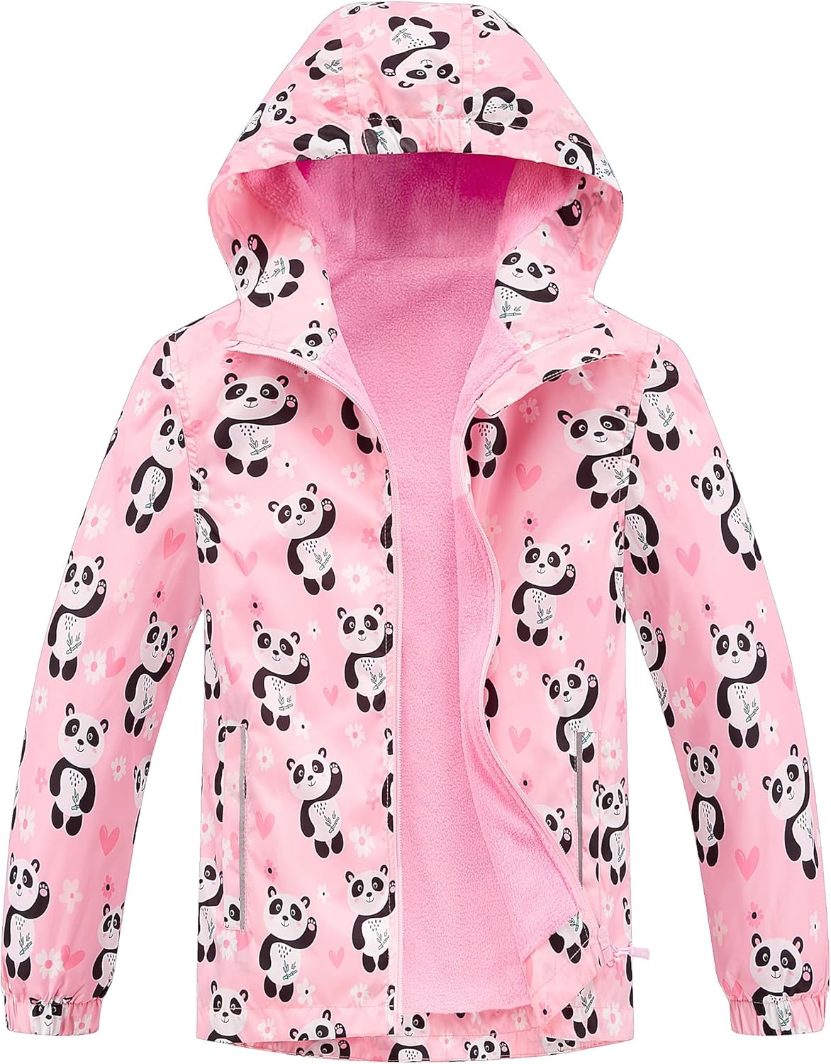 C2M Girls Boys Rain Jacket Waterproof