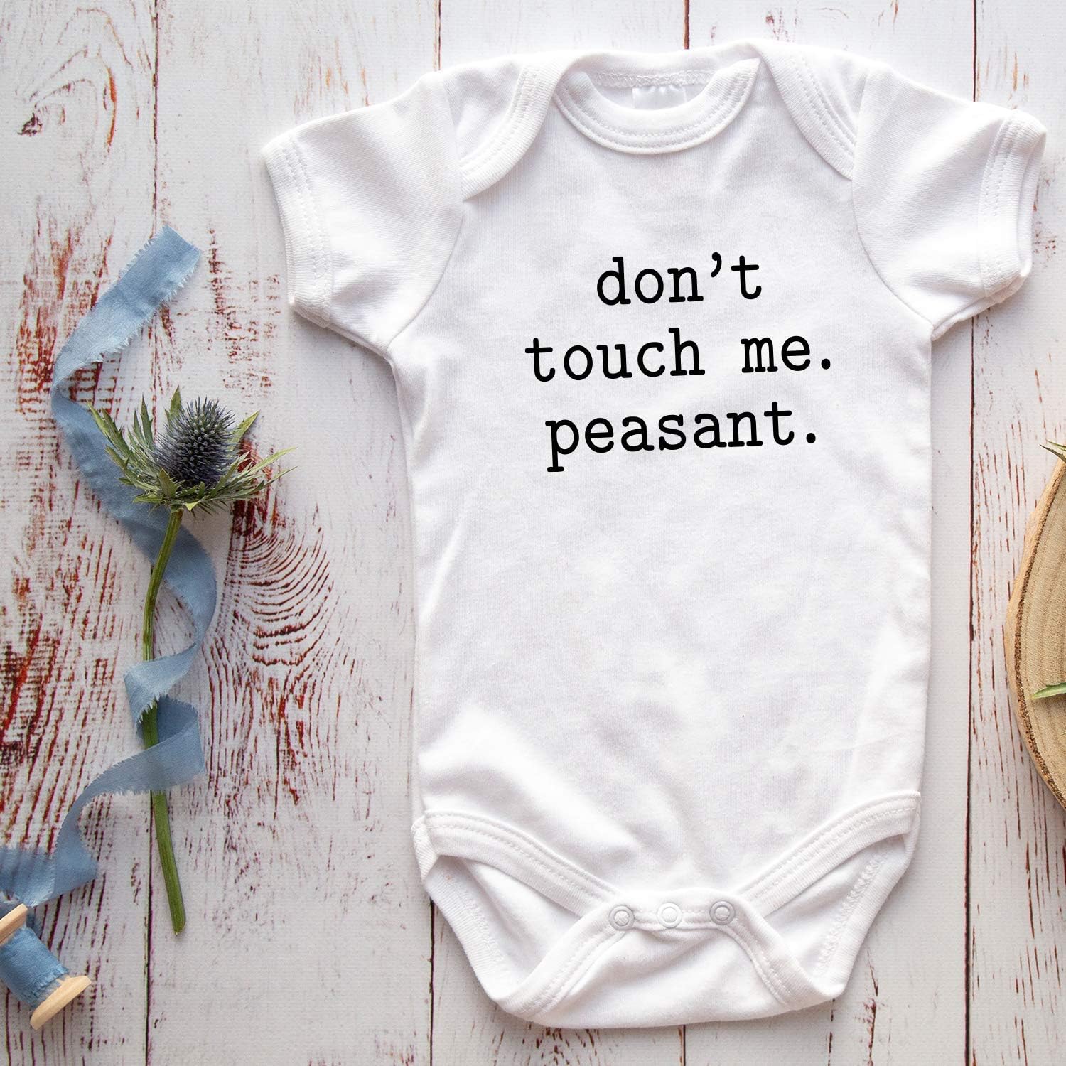 Organic GOTS Certified Baby Onesie Unique Funny Quotes for Babies