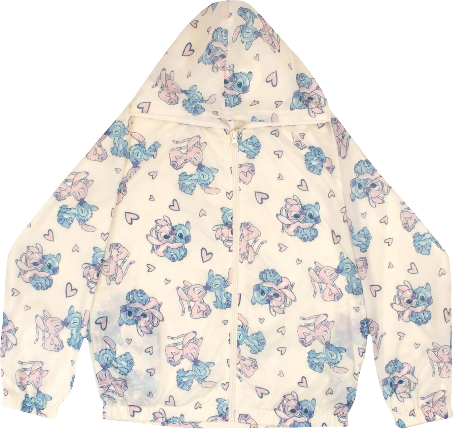 Disney Princess Lilo Stitch Kids Lightweight Rain Jacket