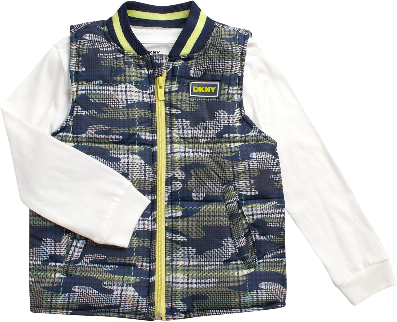 DKNY Boys Quilted Puffer Set