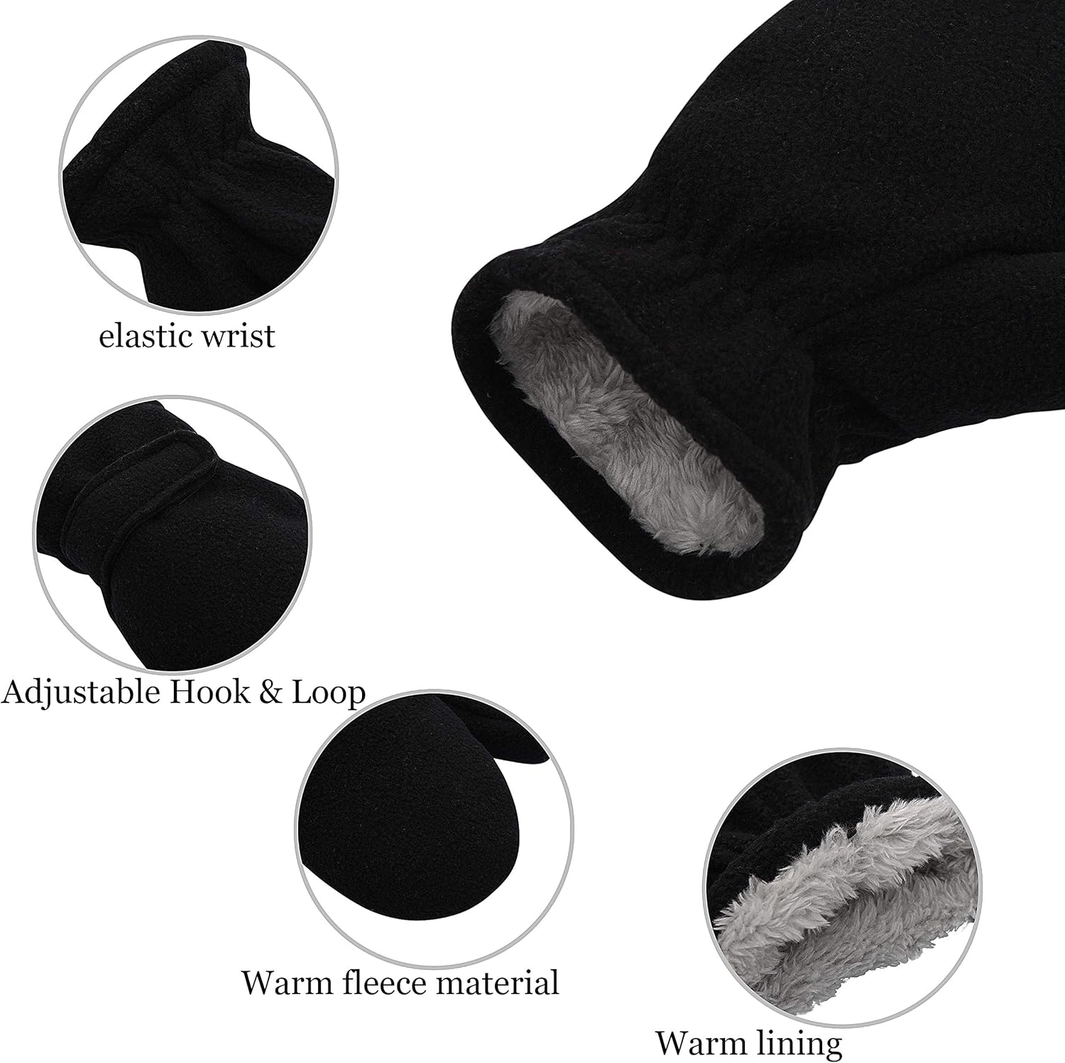 Reyow Toddler Mittens Stay Cozy in Style