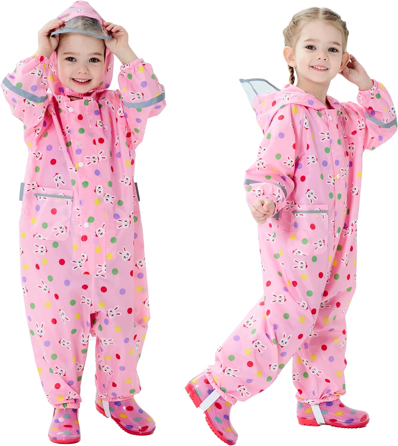 Fewlby Toddler Rain Jacket Coverall